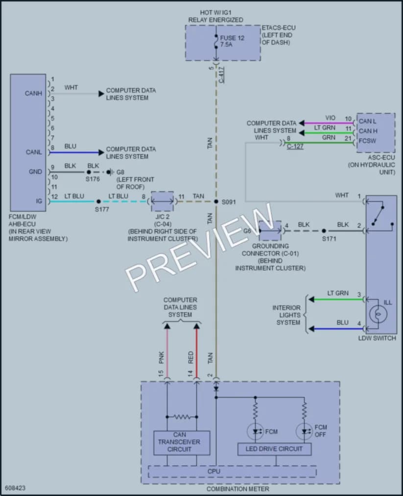 2018 Mitsubishi OutlanderSport Navigation wiring diagram preview