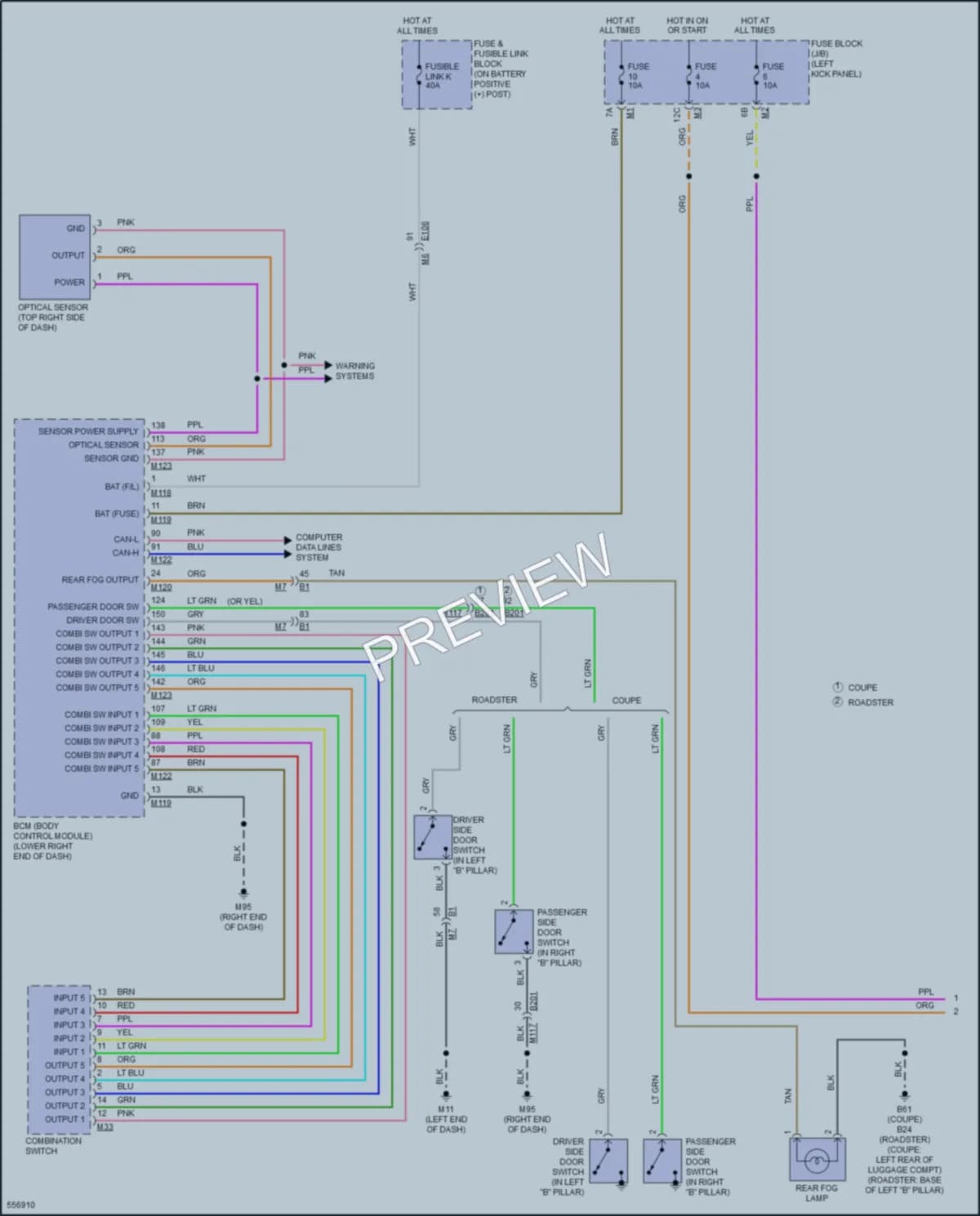 2018 Nissan 370Z Headlights wiring diagram preview