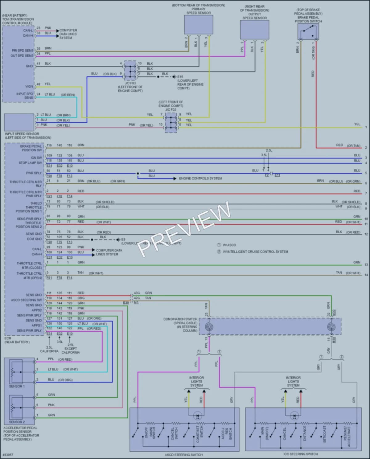 2018 Nissan Altima Cruise Control wiring diagram preview