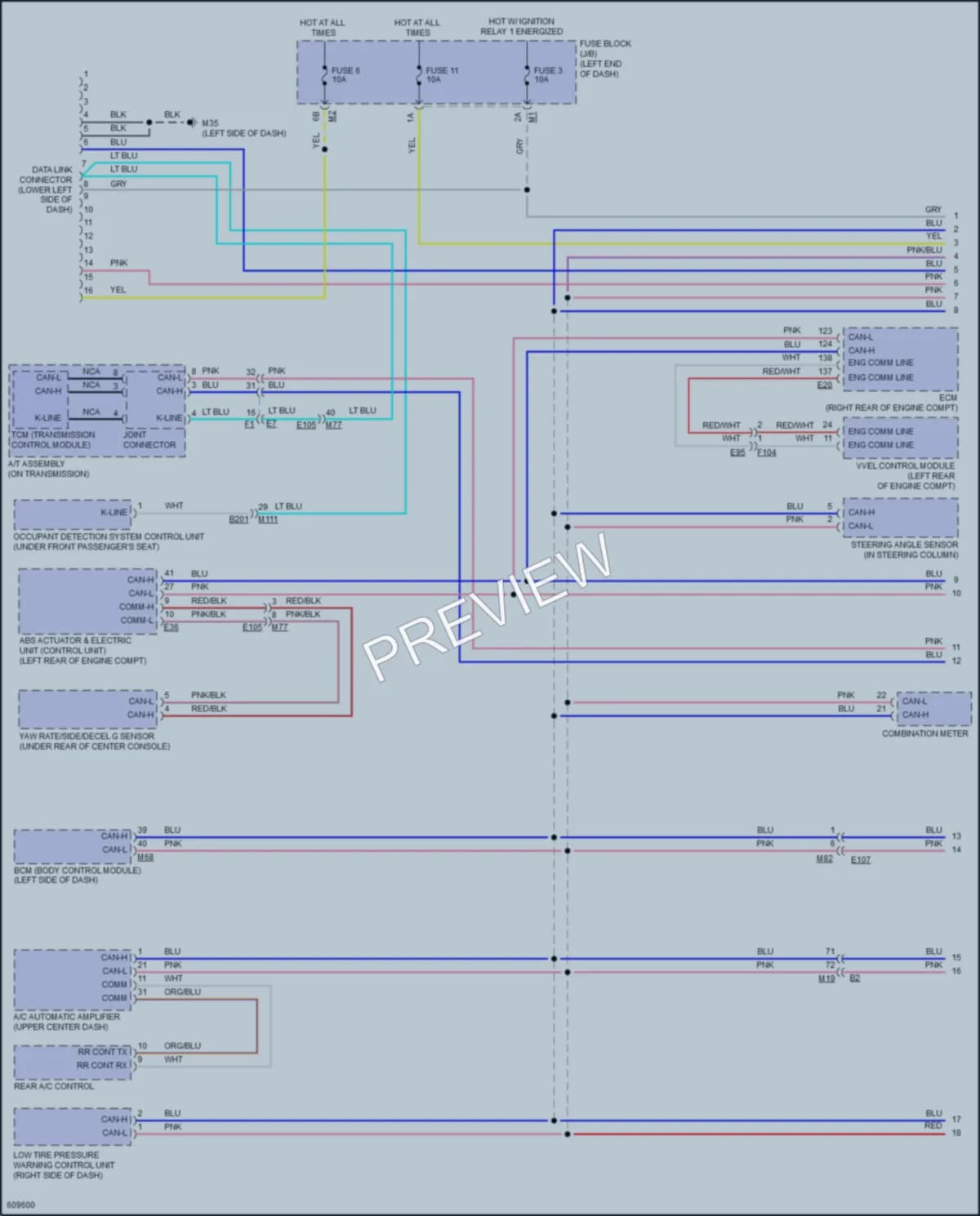 2018 Nissan Armada Computer Data Lines wiring diagram preview