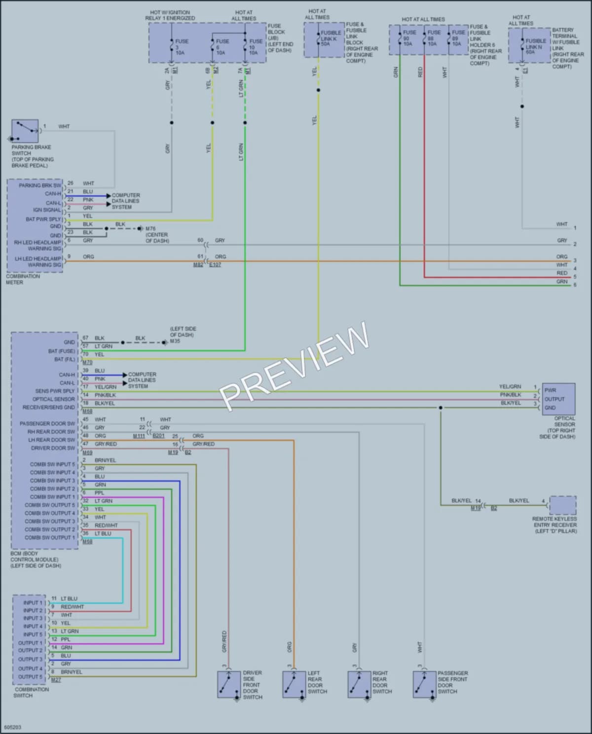 2018 Nissan Armada Headlights wiring diagram preview