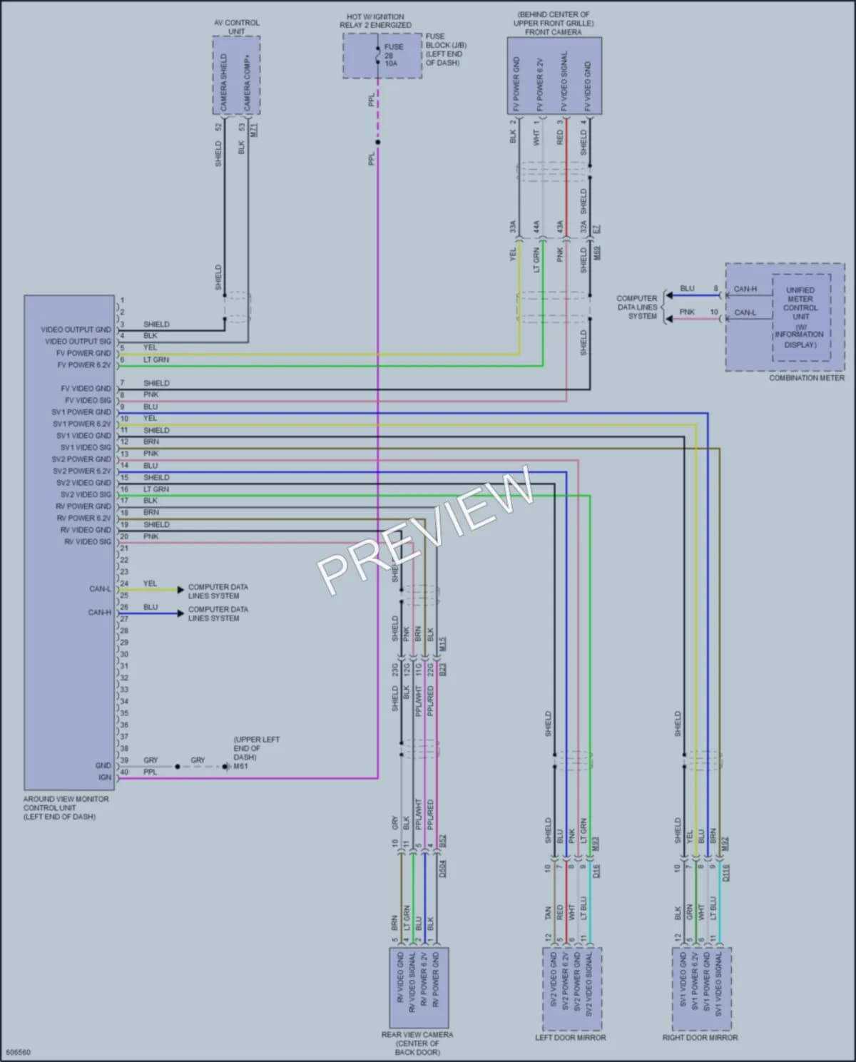 2018 Nissan Kicks Navigation wiring diagram preview
