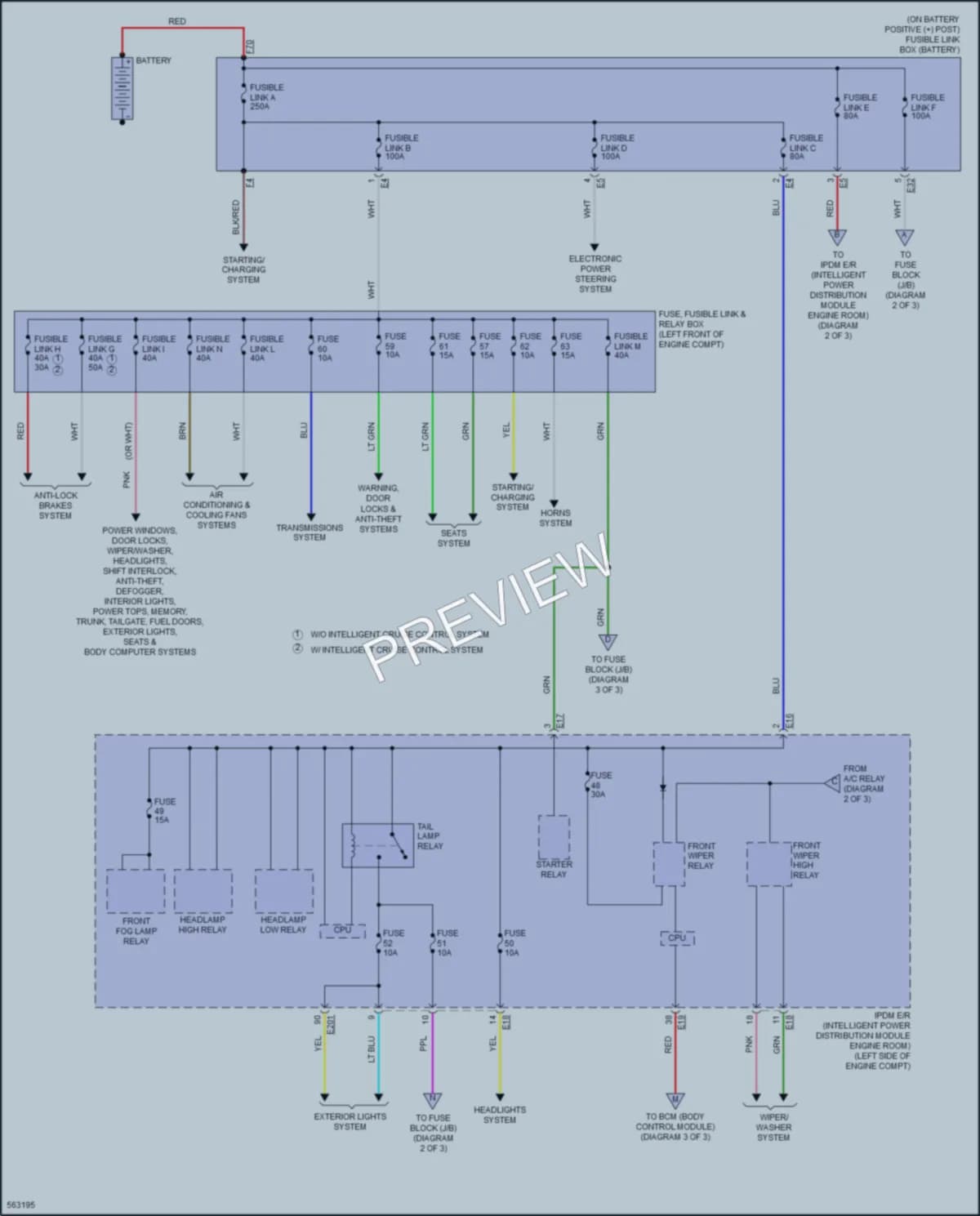 2018 Nissan Maxima Power Distribution wiring diagram preview