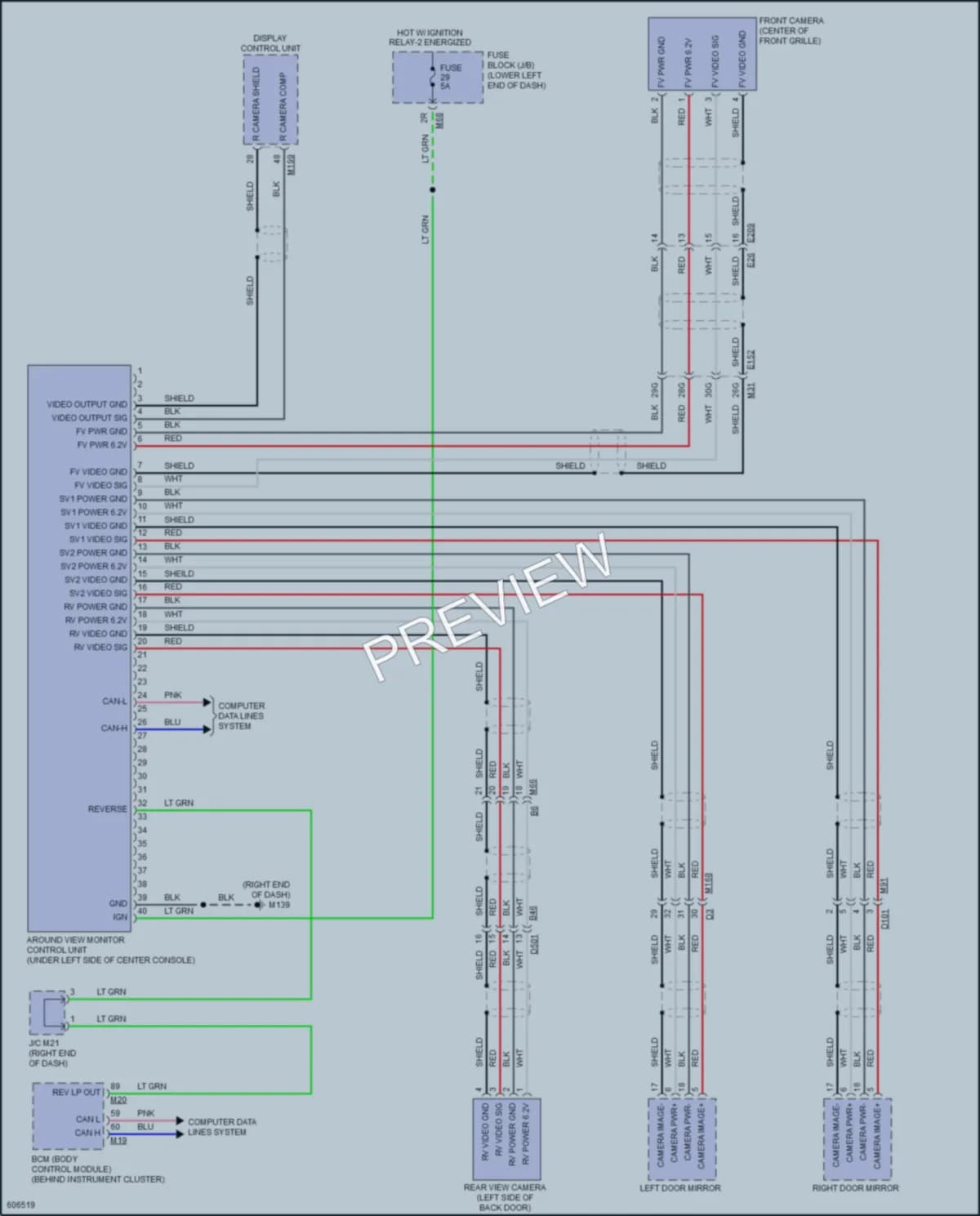 2018 Nissan Pathfinder Navigation wiring diagram preview