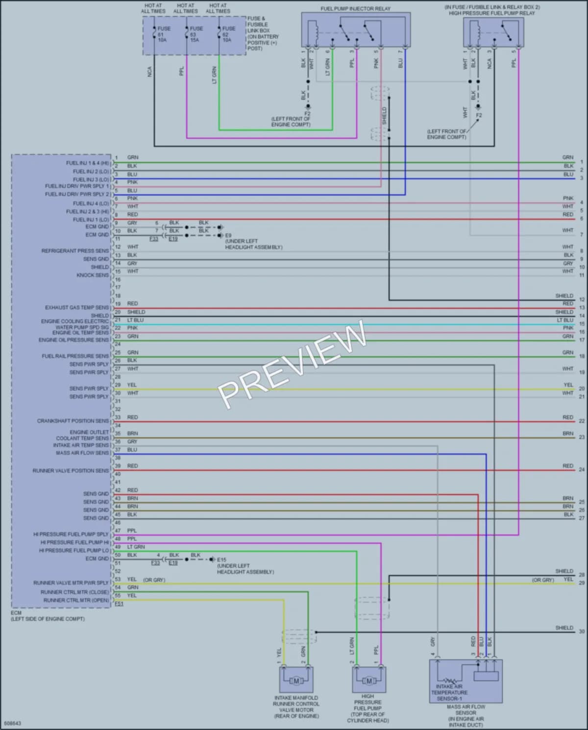 2018 Nissan Rogue Engine Performance wiring diagram preview