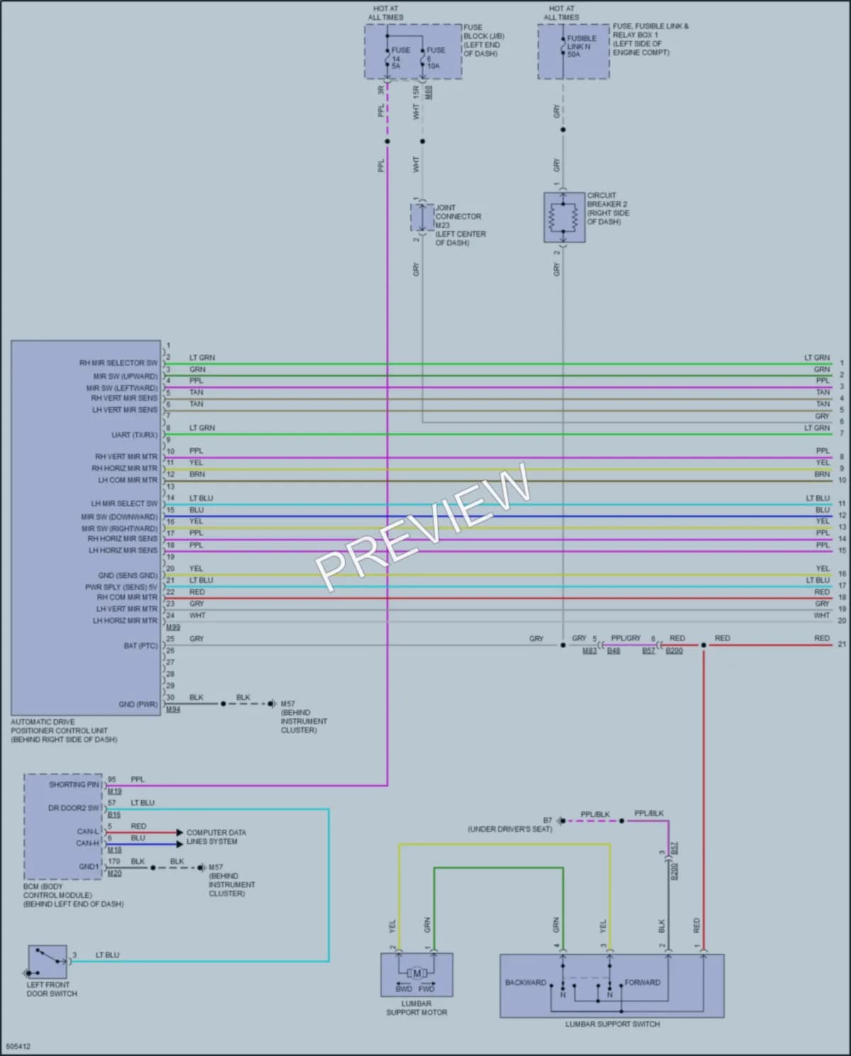 2018 Nissan RogueHybrid Memory Systems wiring diagram preview