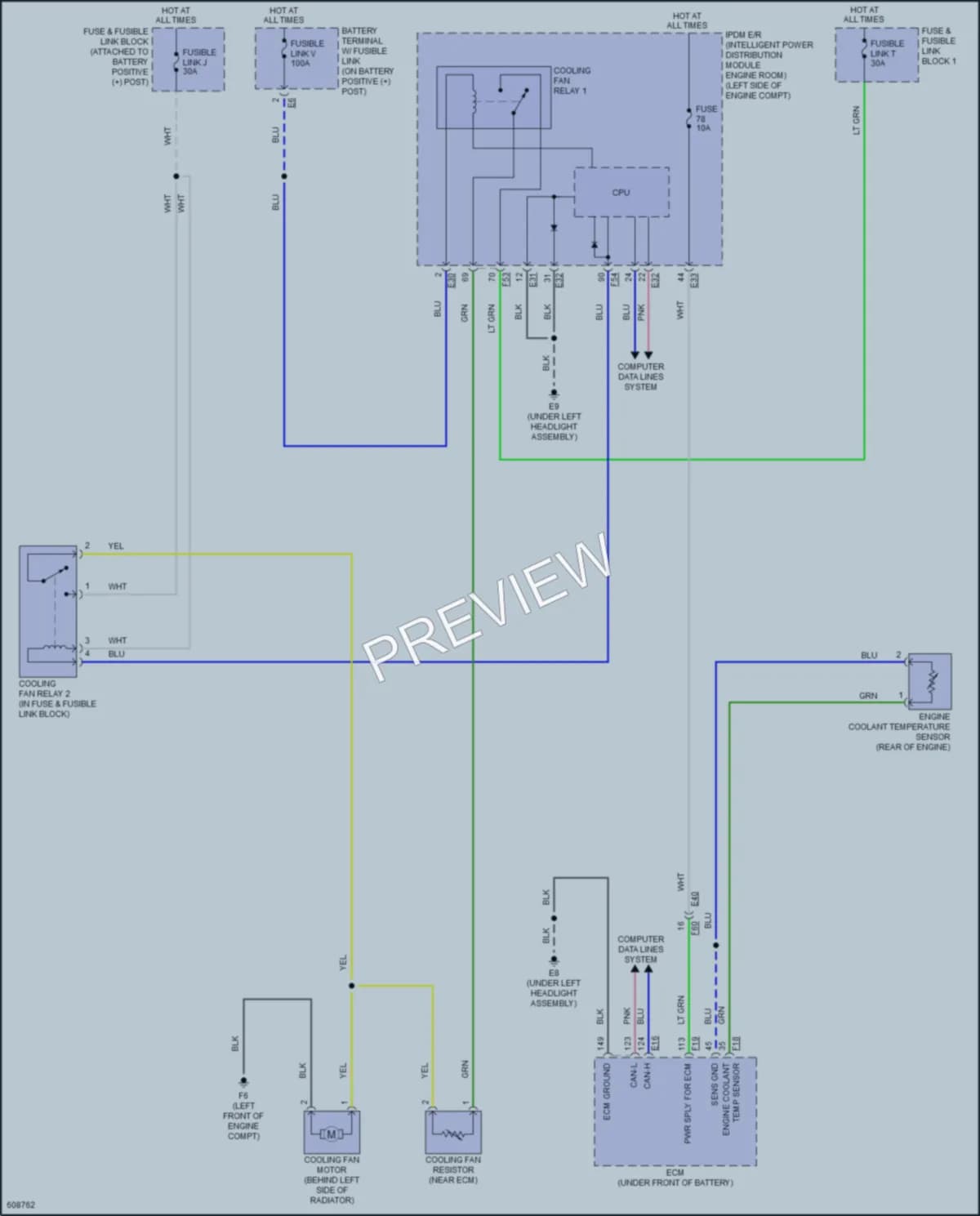 2018 Nissan RogueSport Cooling Fan wiring diagram preview