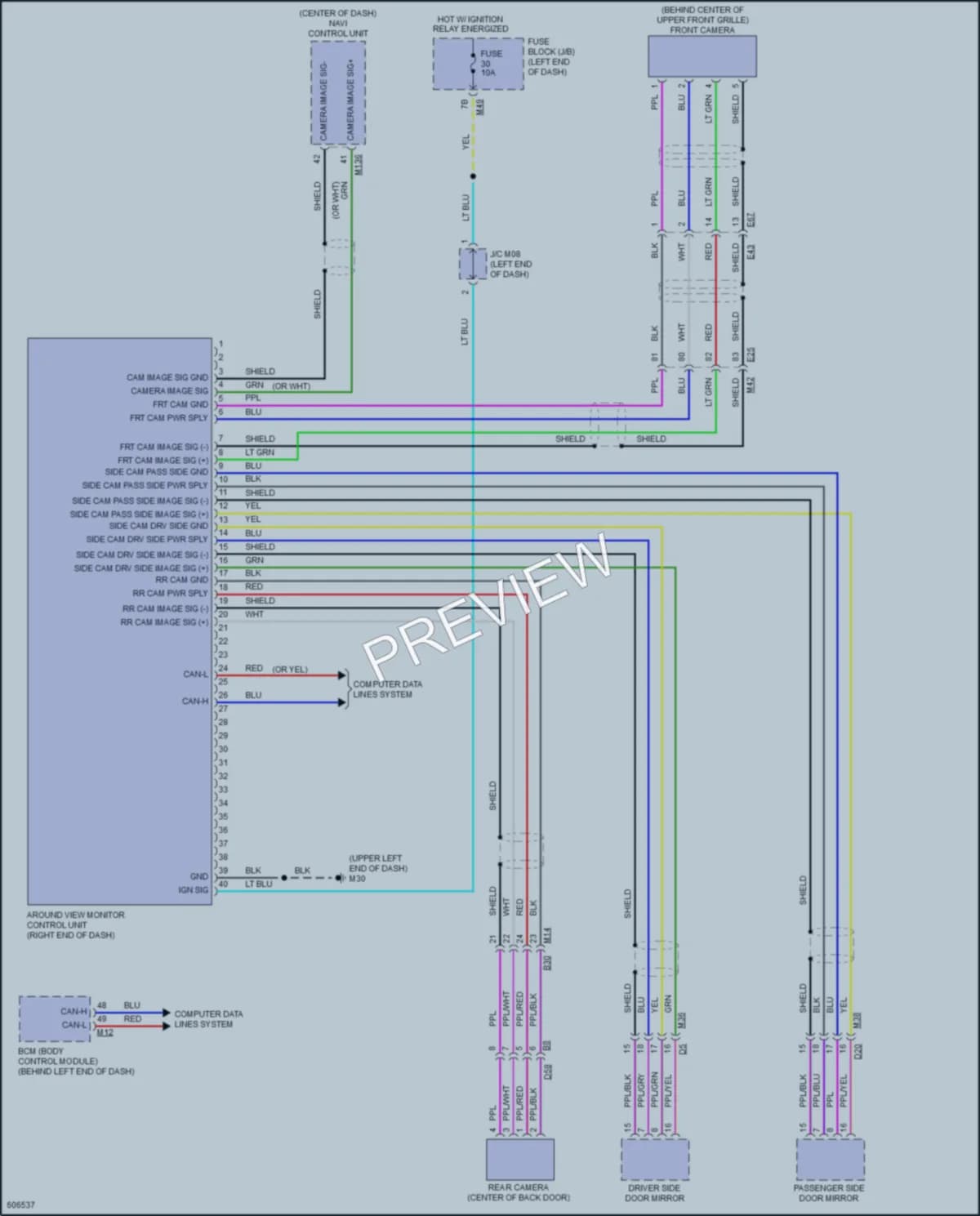 2018 Nissan RogueSport Navigation wiring diagram preview