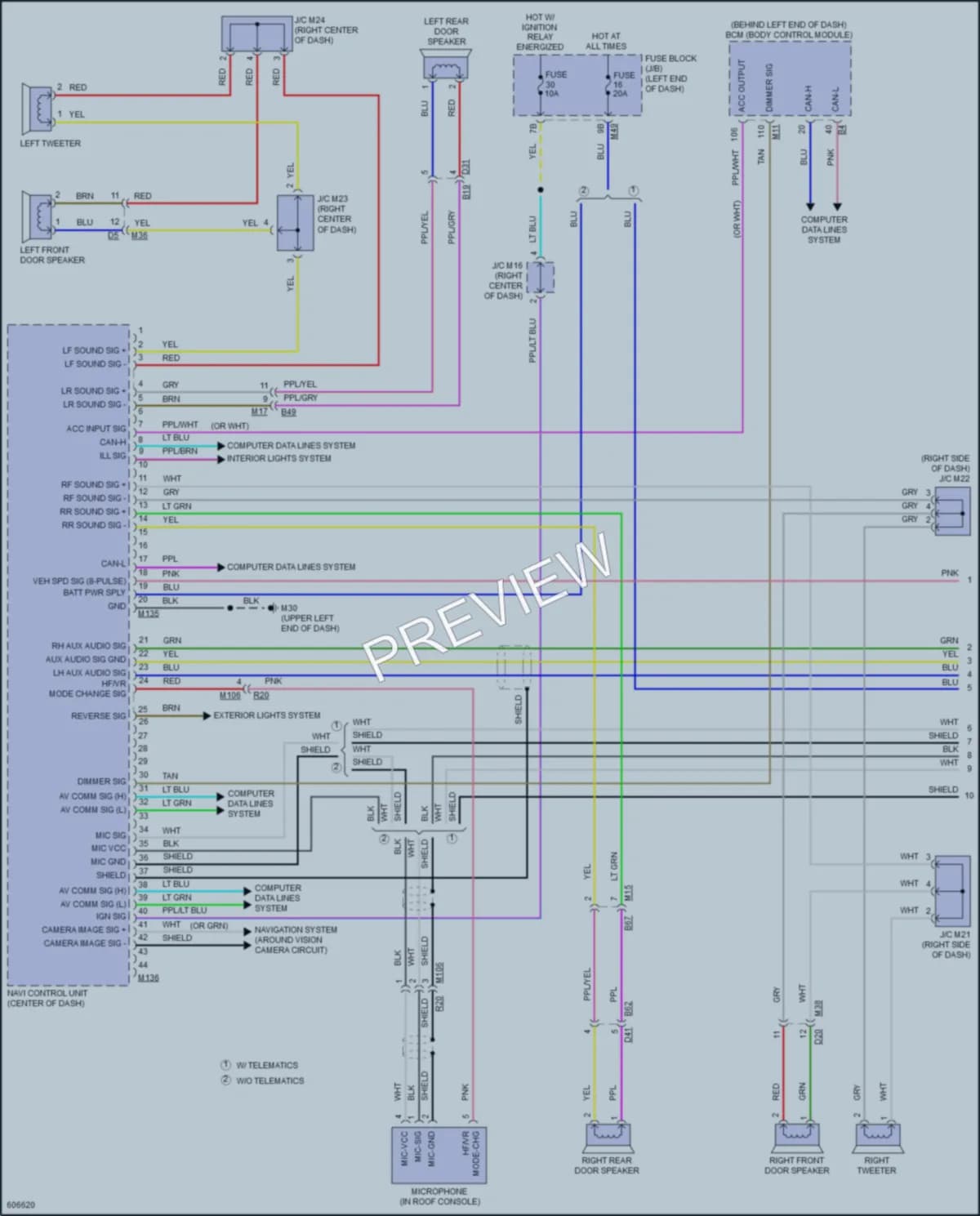2018 Nissan RogueSport Radio wiring diagram preview