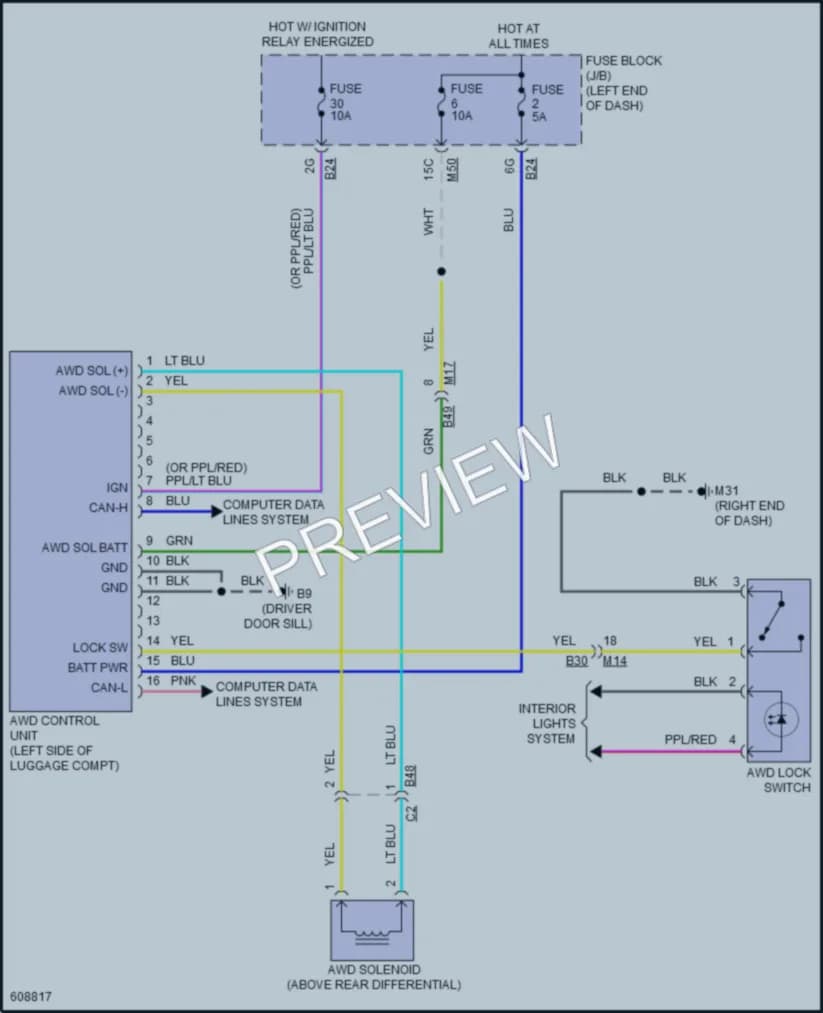 2018 Nissan RogueSport Transmission wiring diagram preview