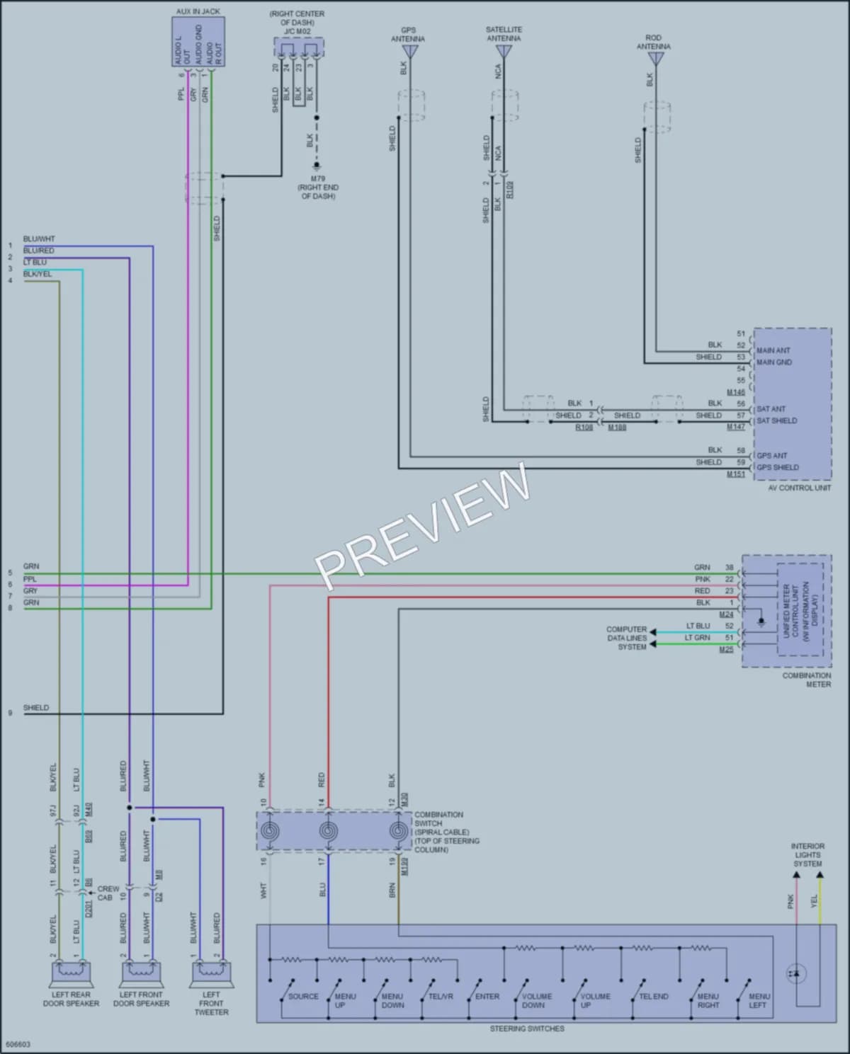 2018 Nissan Titan Radio wiring diagram preview