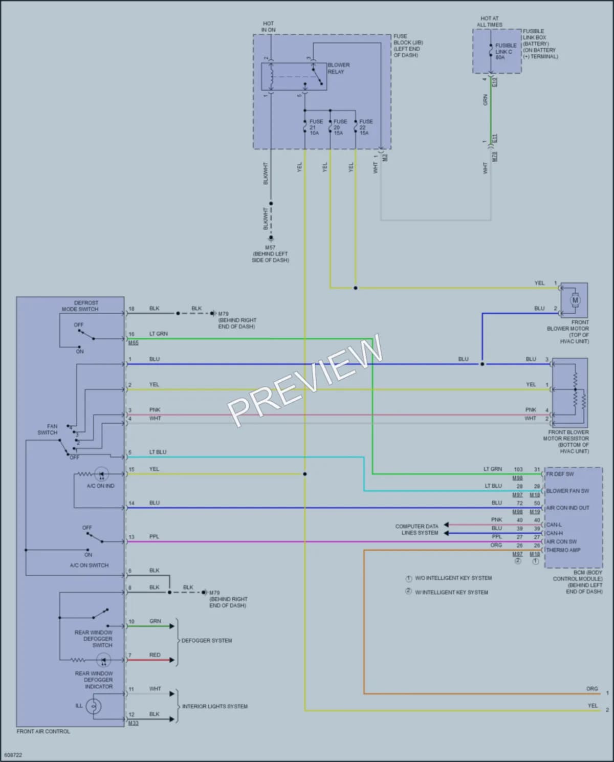 2018 Nissan Versa Air Conditioning wiring diagram preview