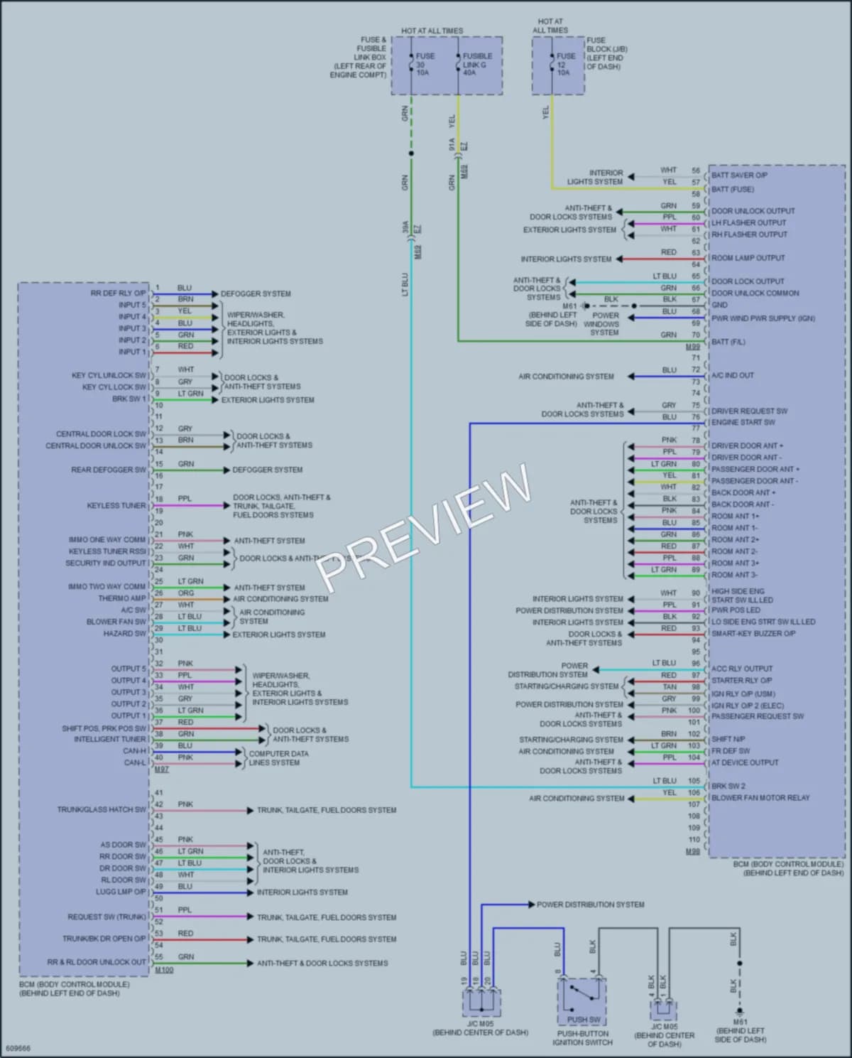 2018 Nissan Versa Body Control Modules wiring diagram preview