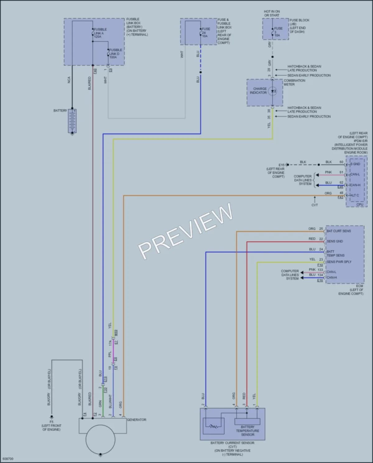 2018 Nissan Versa Starting Charging wiring diagram preview