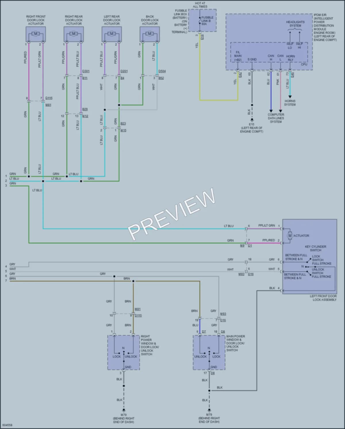 2018 Nissan VersaNote Anti Theft wiring diagram preview