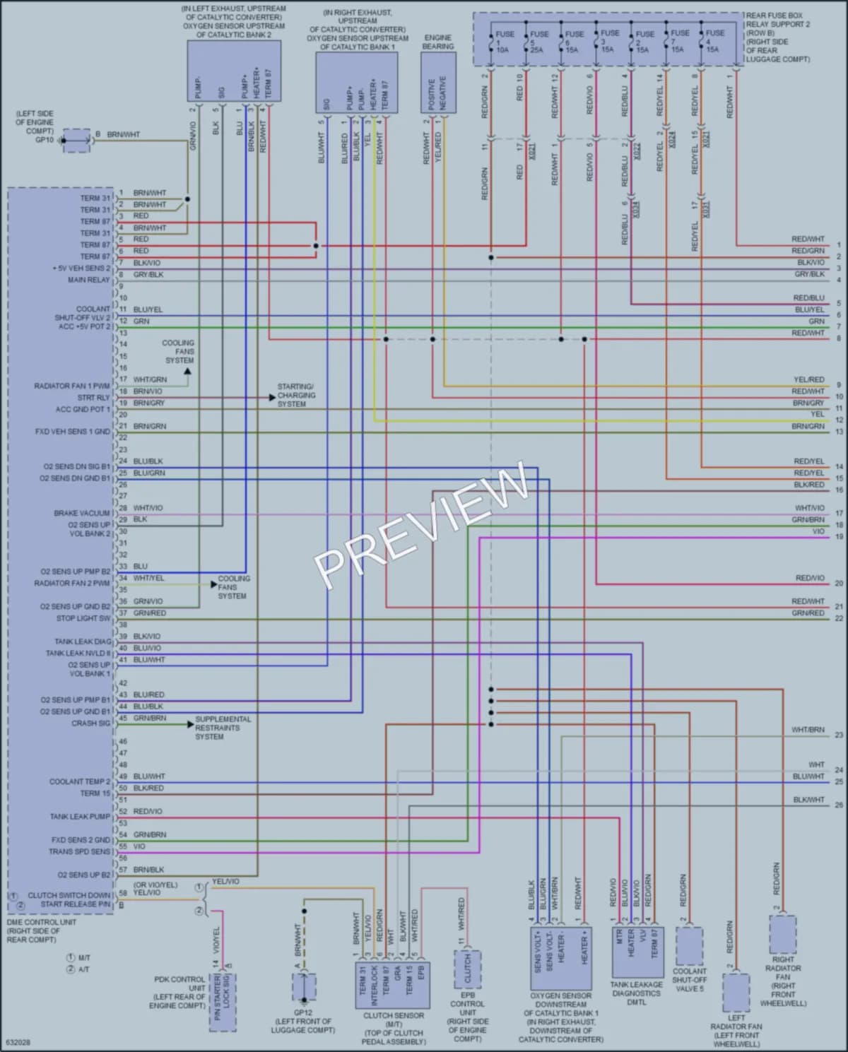 2018 Porsche 718Cayman Engine Performance wiring diagram preview