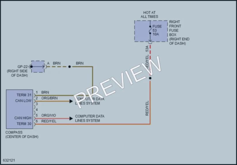 2018 Porsche Cayenne Instrument Cluster wiring diagram preview