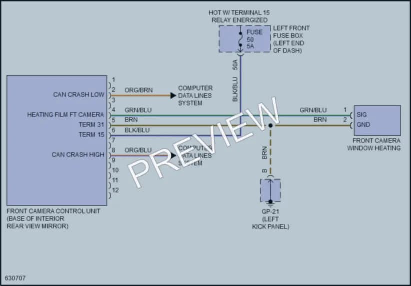 2018 Porsche Cayenne Navigation wiring diagram preview