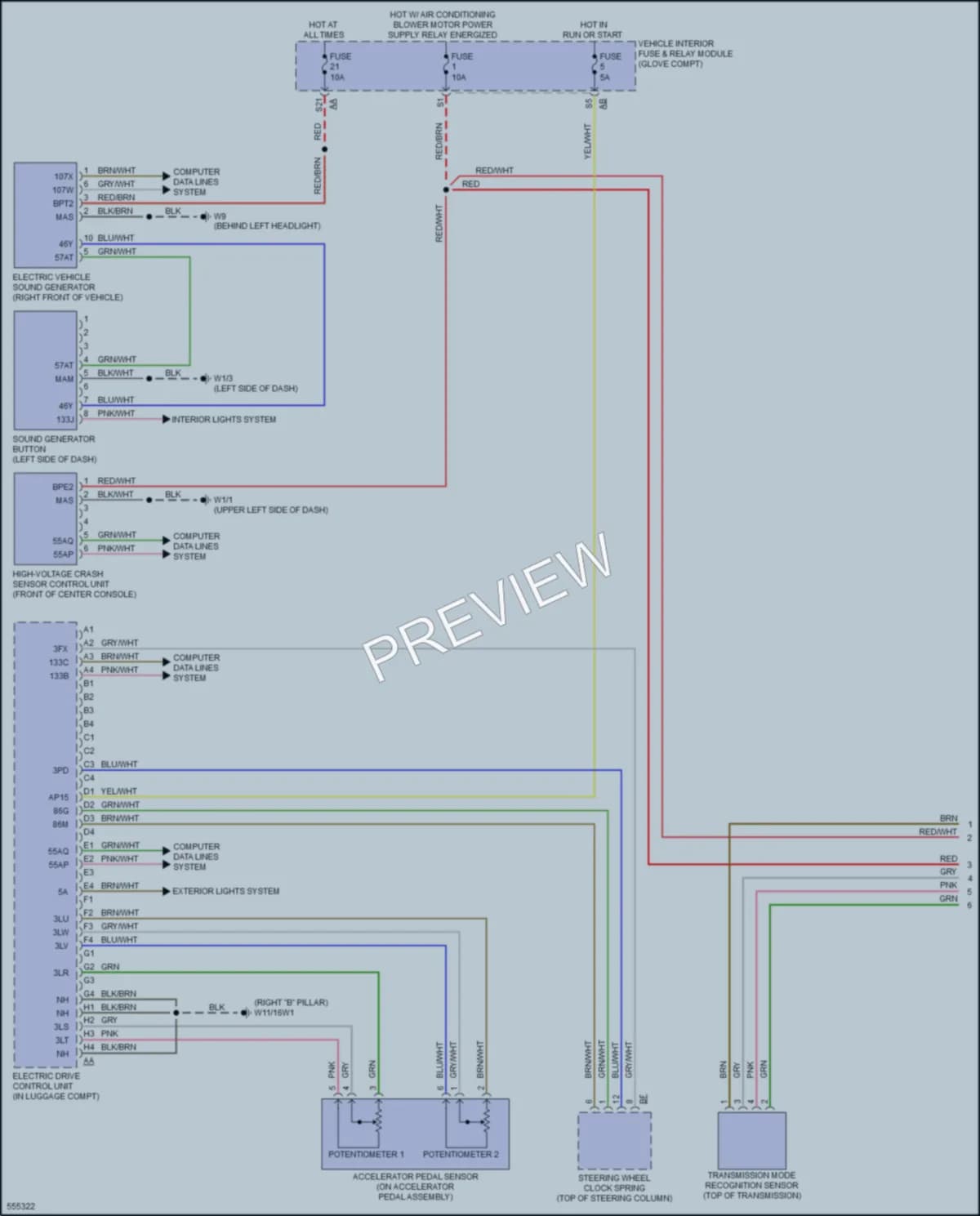 2018 Smart fortwoelectric Engine Performance wiring diagram preview