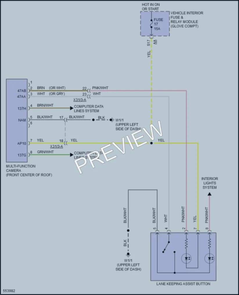 2018 Smart fortwoelectric Navigation wiring diagram preview