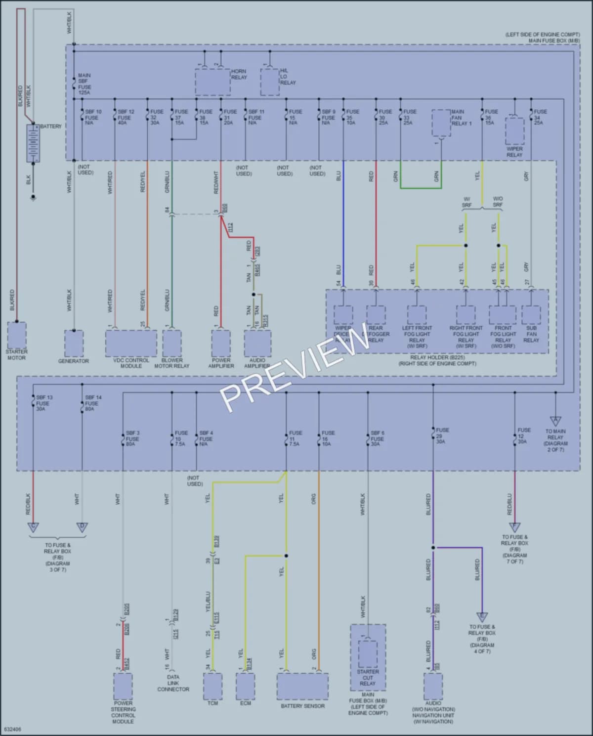 2018 Subaru Crosstrek Power Distribution wiring diagram preview