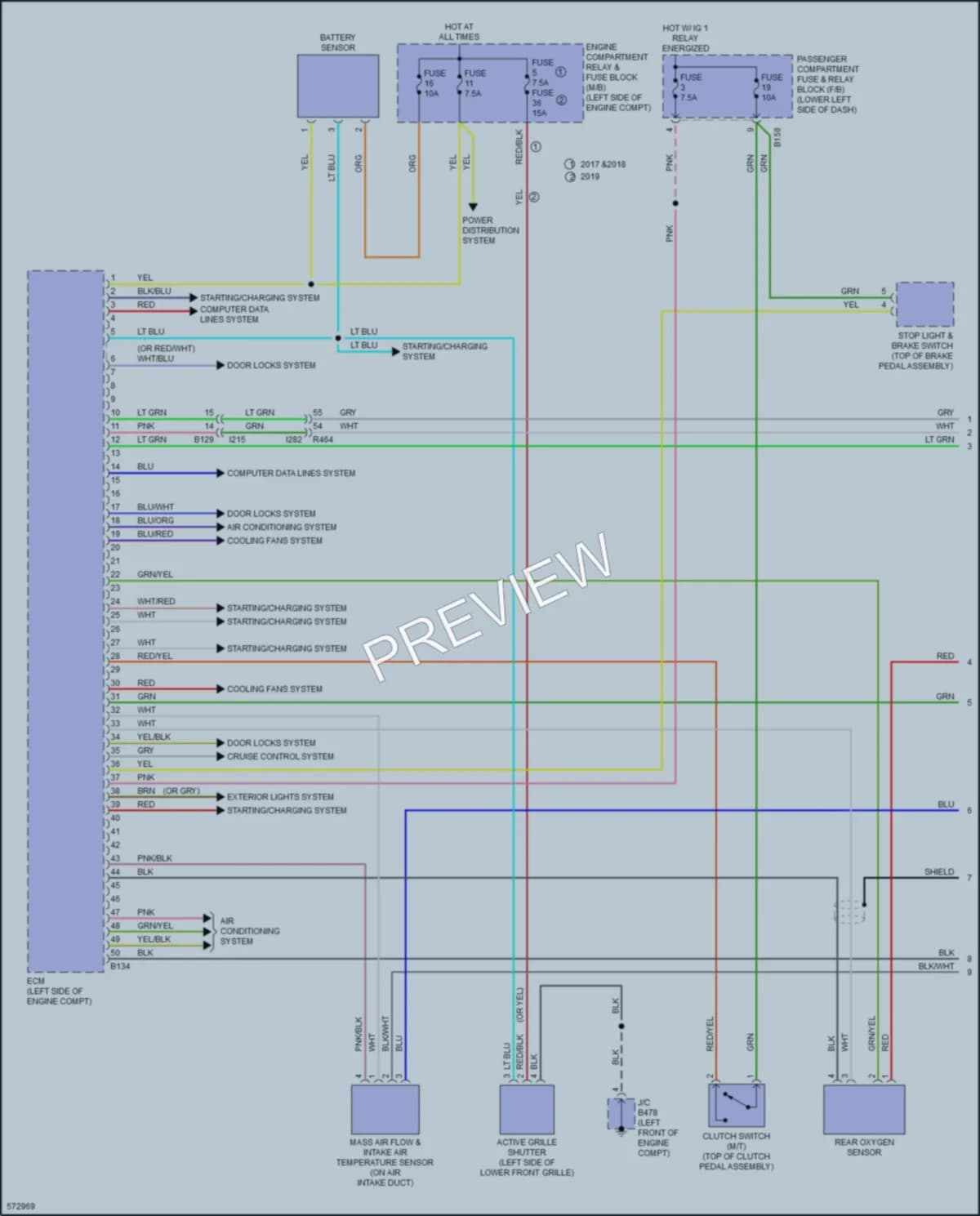2018 Subaru Impreza Engine Performance wiring diagram preview