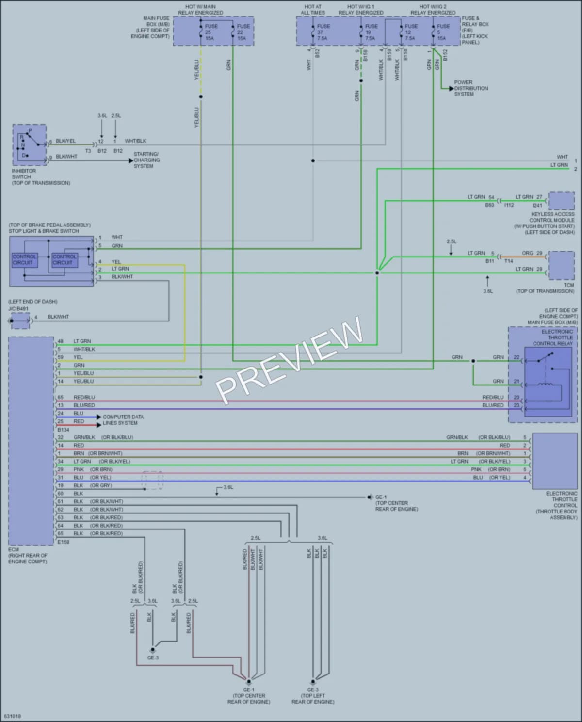 2018 Subaru Outback Navigation wiring diagram preview