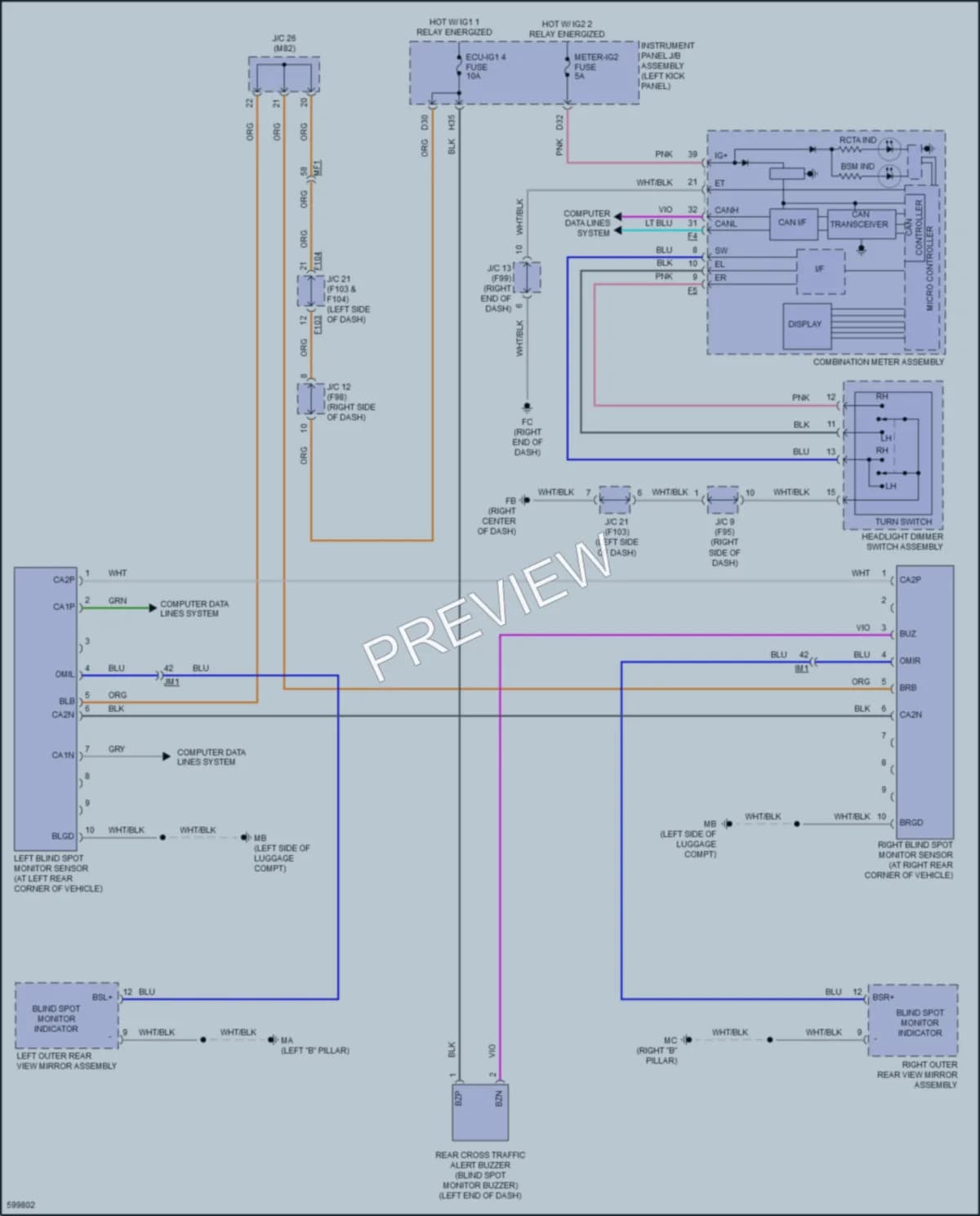 2018 Toyota CHR Navigation wiring diagram preview