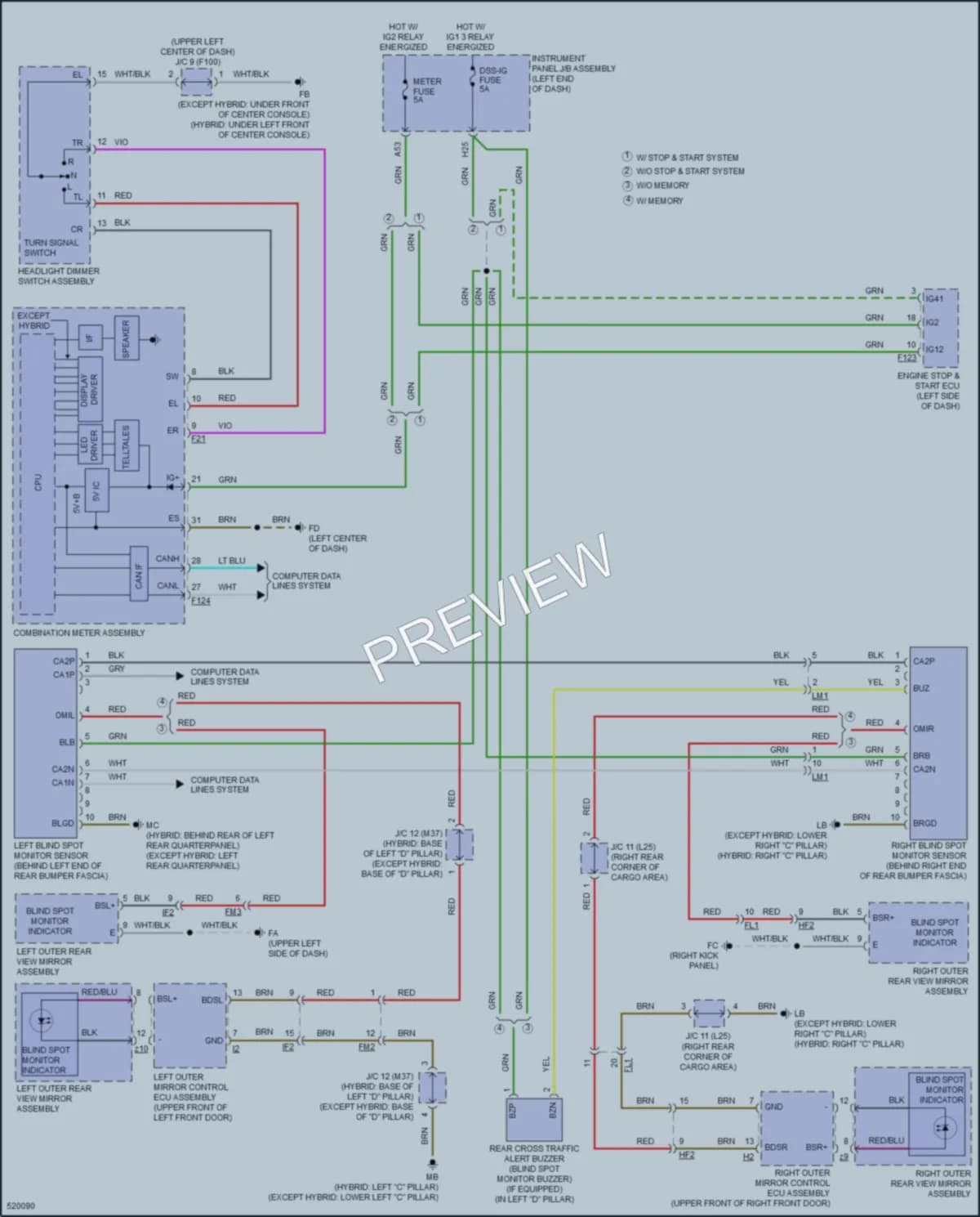 2018 Toyota Highlander Navigation wiring diagram preview