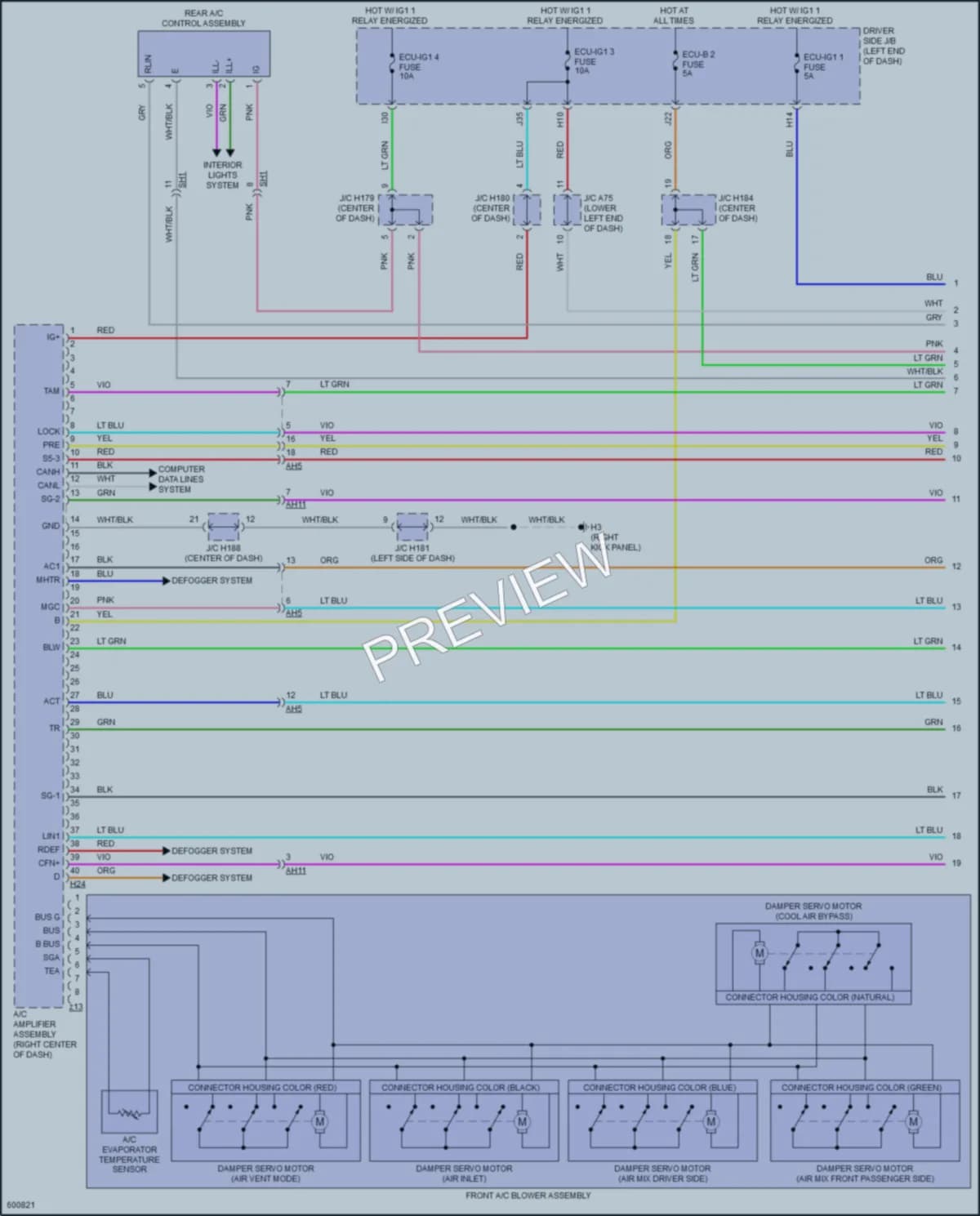 2018 Toyota Sequoia Air Conditioning wiring diagram preview