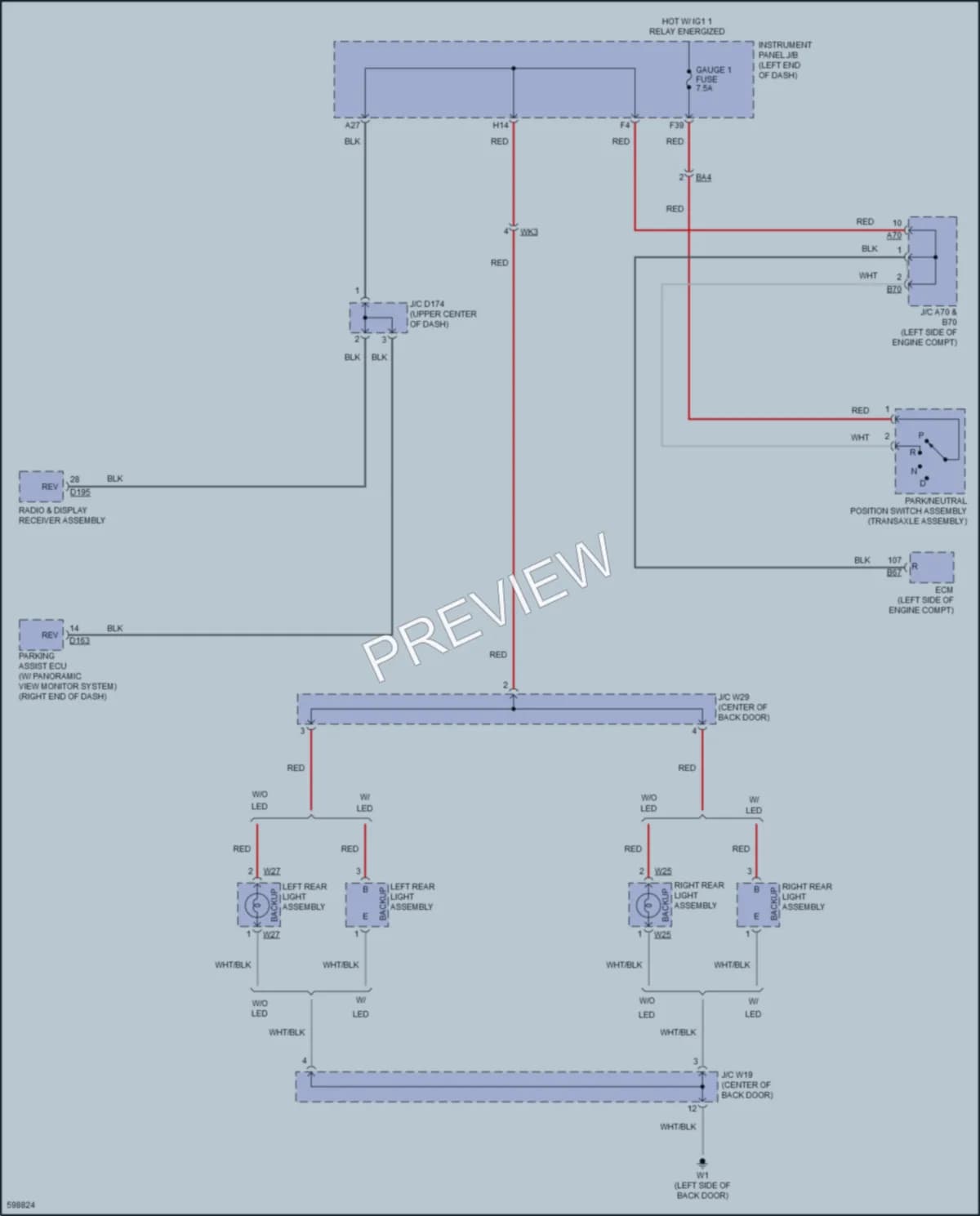 2018 Toyota Sienna Exterior Lights wiring diagram preview