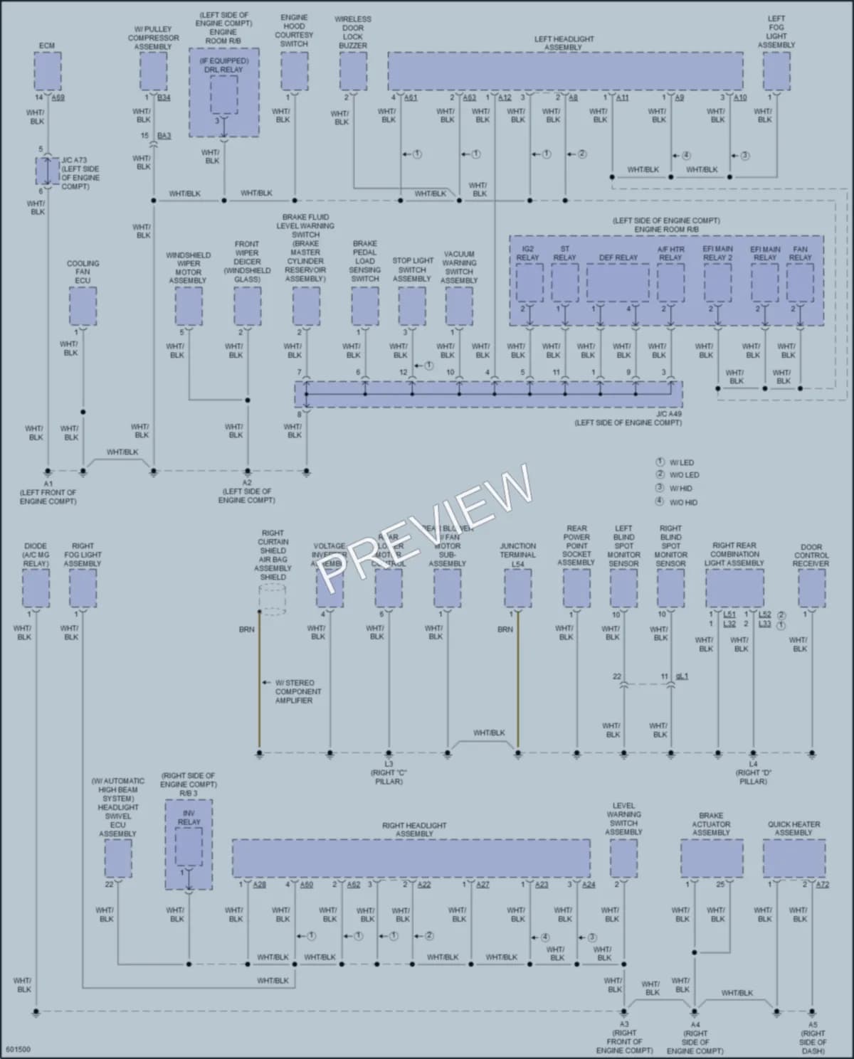 2018 Toyota Sienna Ground Distribution wiring diagram preview