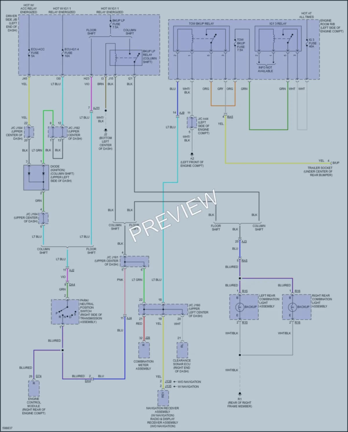 2018 Toyota Tundra Exterior Lights wiring diagram preview