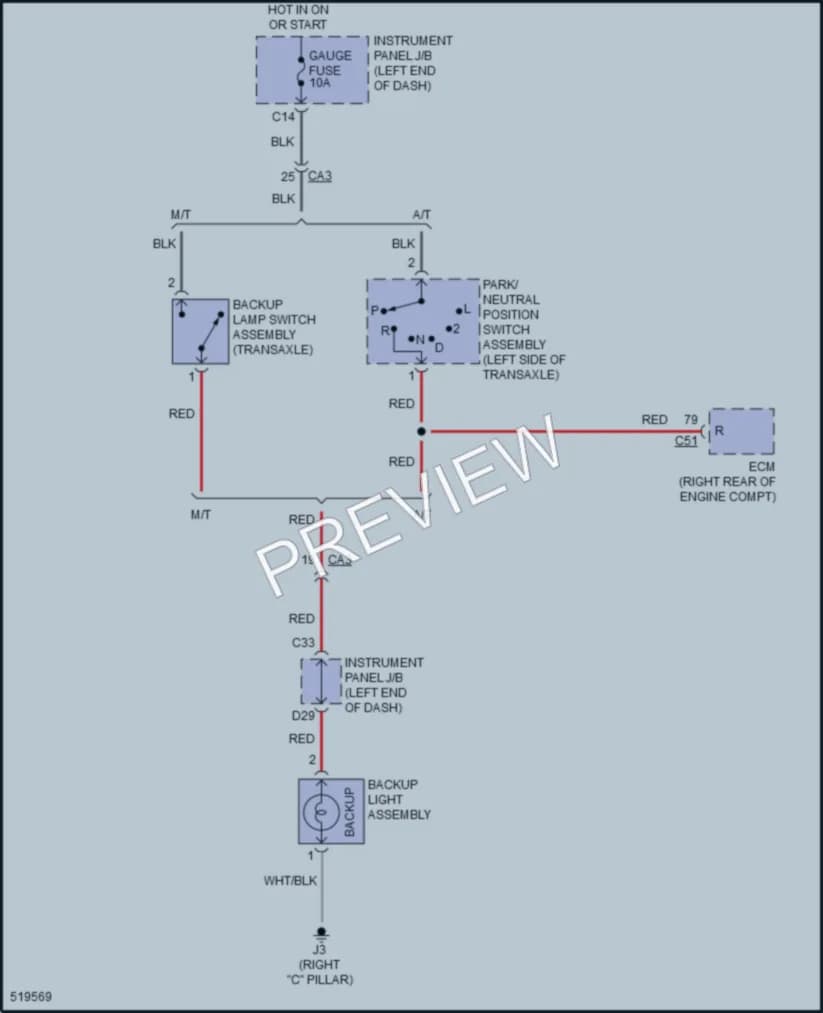 2018 Toyota Yaris Exterior Lights wiring diagram preview