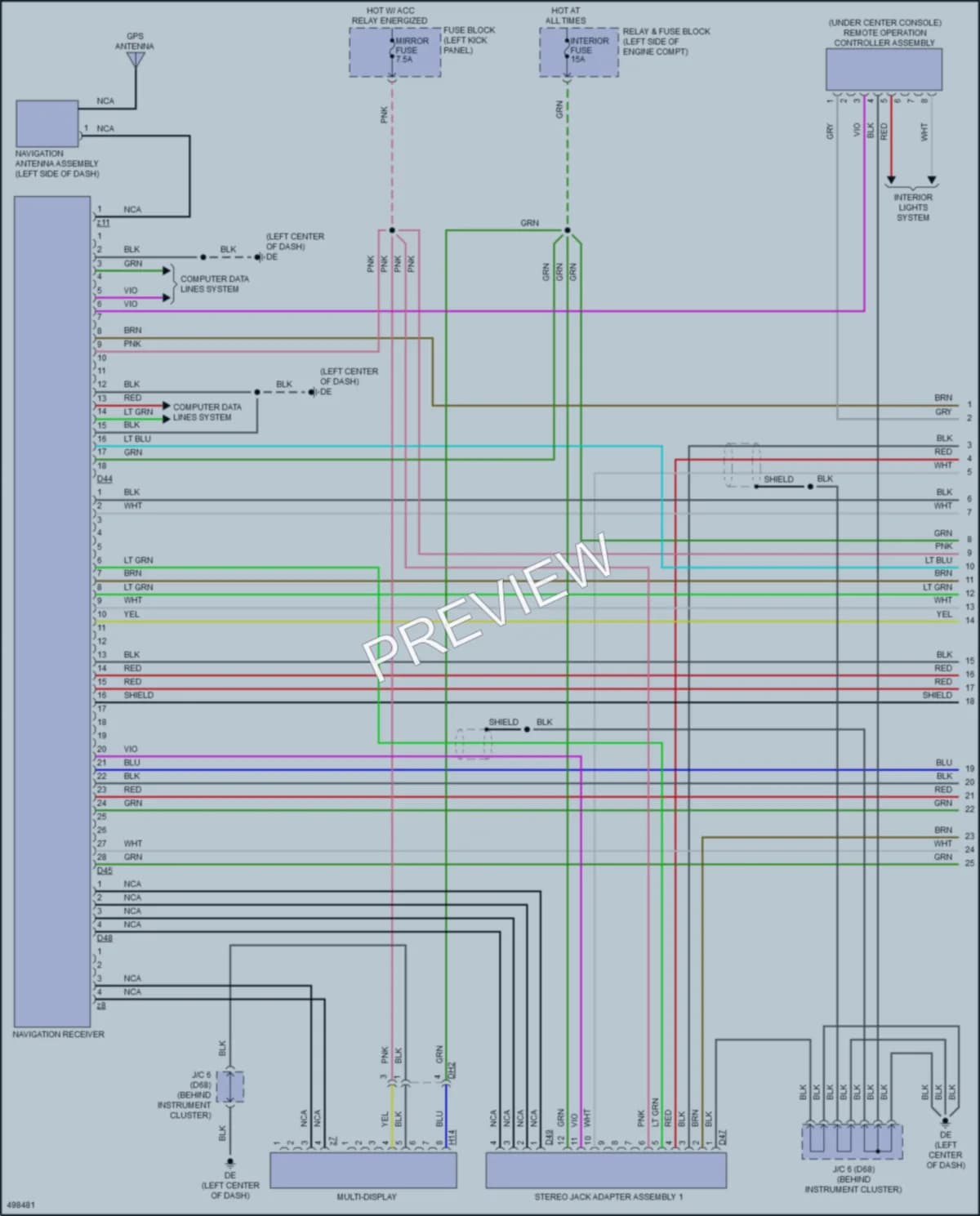 2018 Toyota YarisiA Radio wiring diagram preview