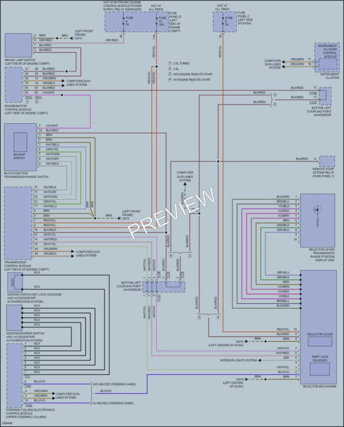 2018 Volkswagen Atlas Shift Interlock wiring diagram preview