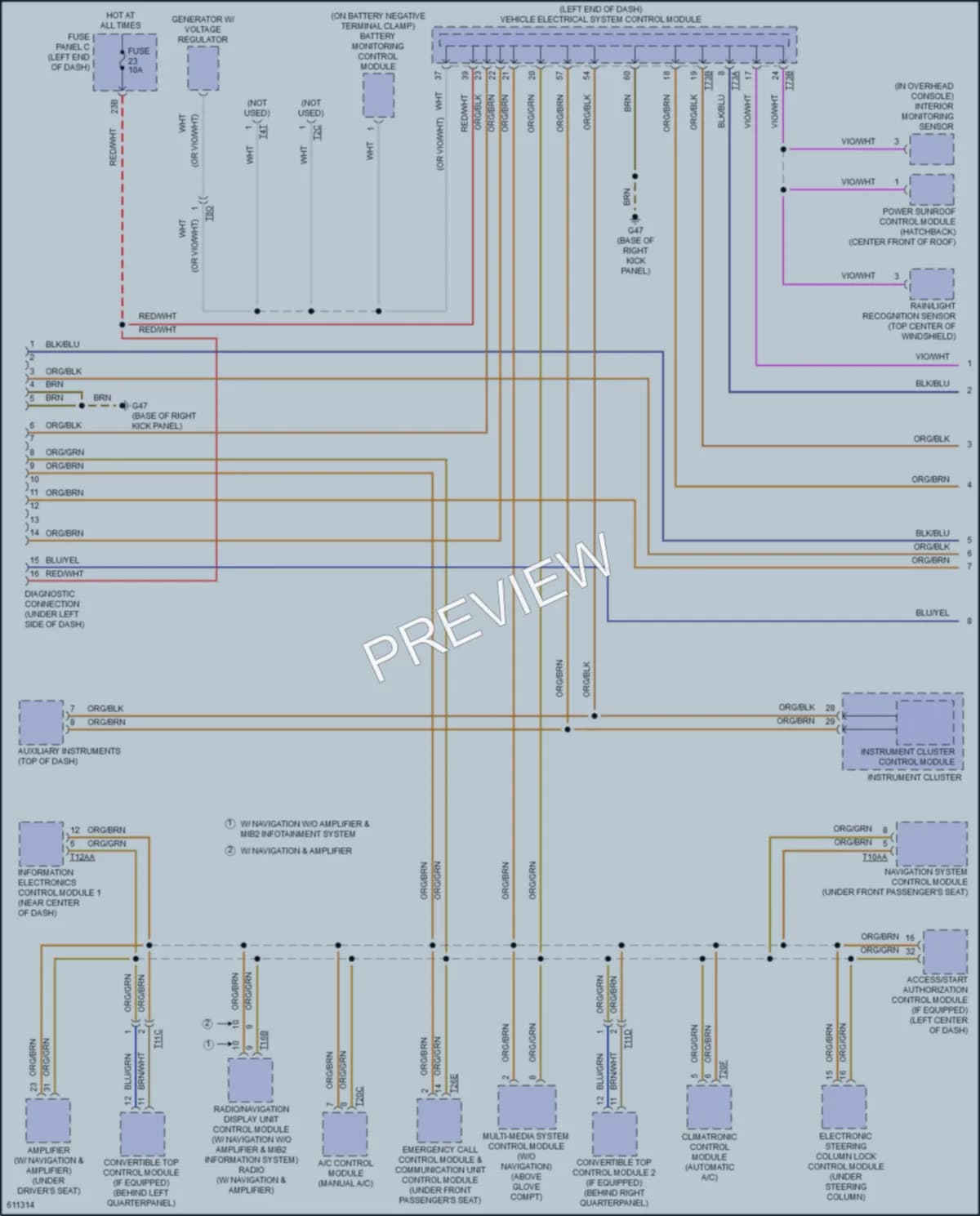 2018 Volkswagen Beetle Computer Data Lines wiring diagram preview