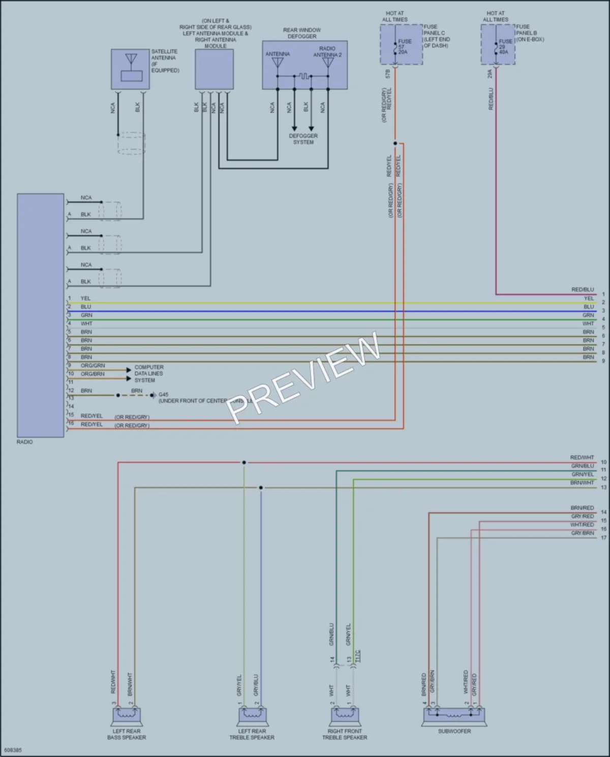 2018 Volkswagen Beetle Radio wiring diagram preview