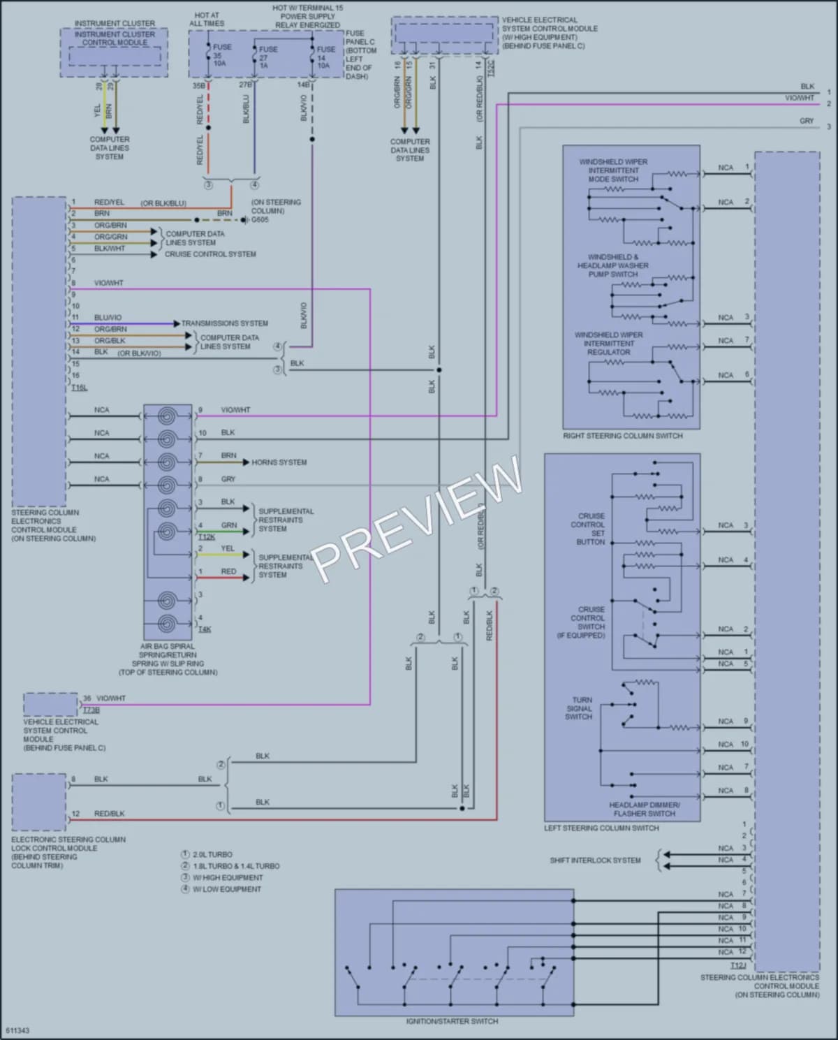 2018 Volkswagen Jetta Body Control Modules wiring diagram preview