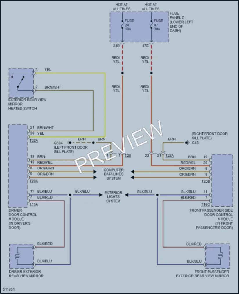 2018 Volkswagen TiguanLimited Defoggers wiring diagram preview