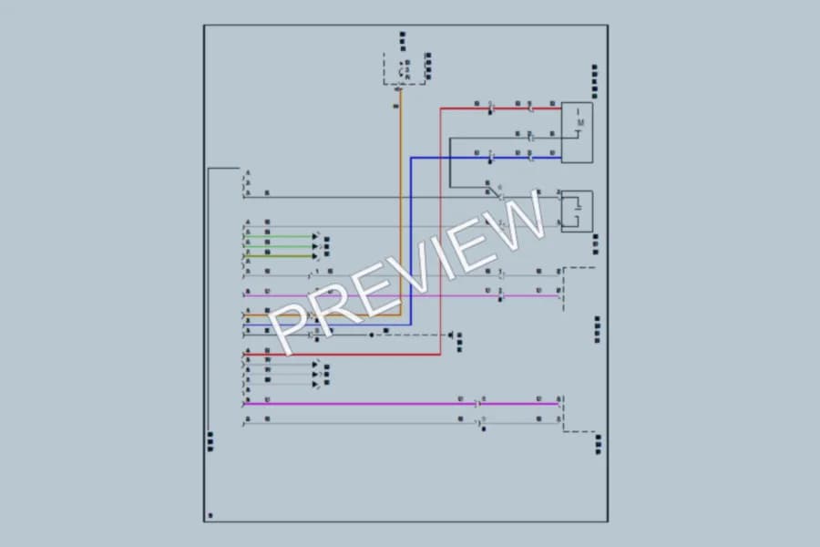 2018 Volvo S90PlugIn Instrument Cluster wiring diagram preview