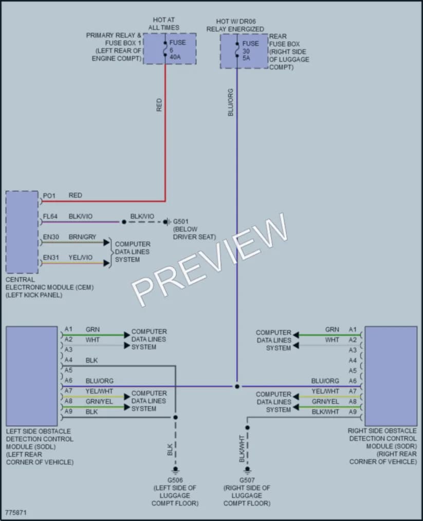 2018 Volvo XC90 Navigation wiring diagram preview