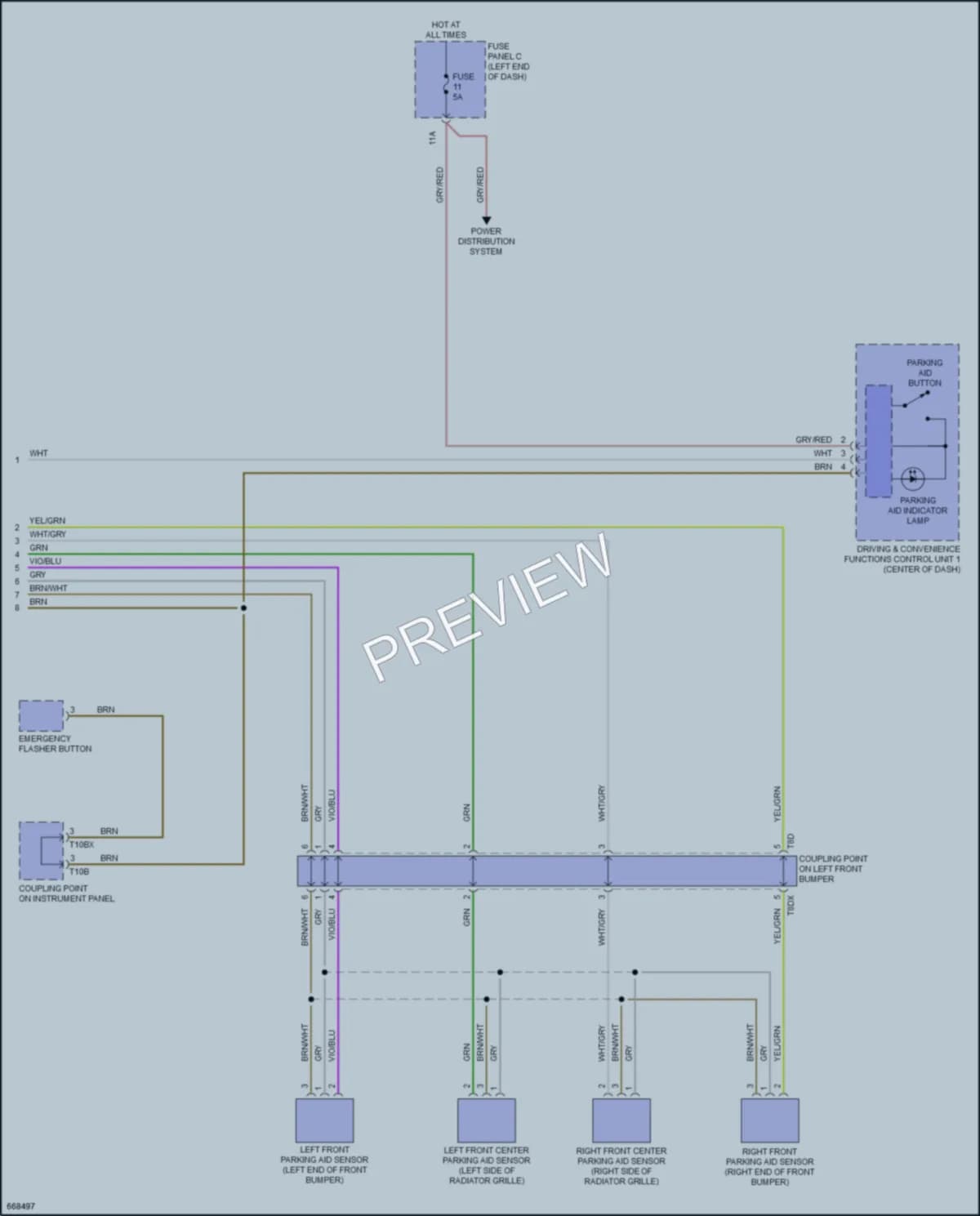 2019 Audi A4 Navigation wiring diagram preview