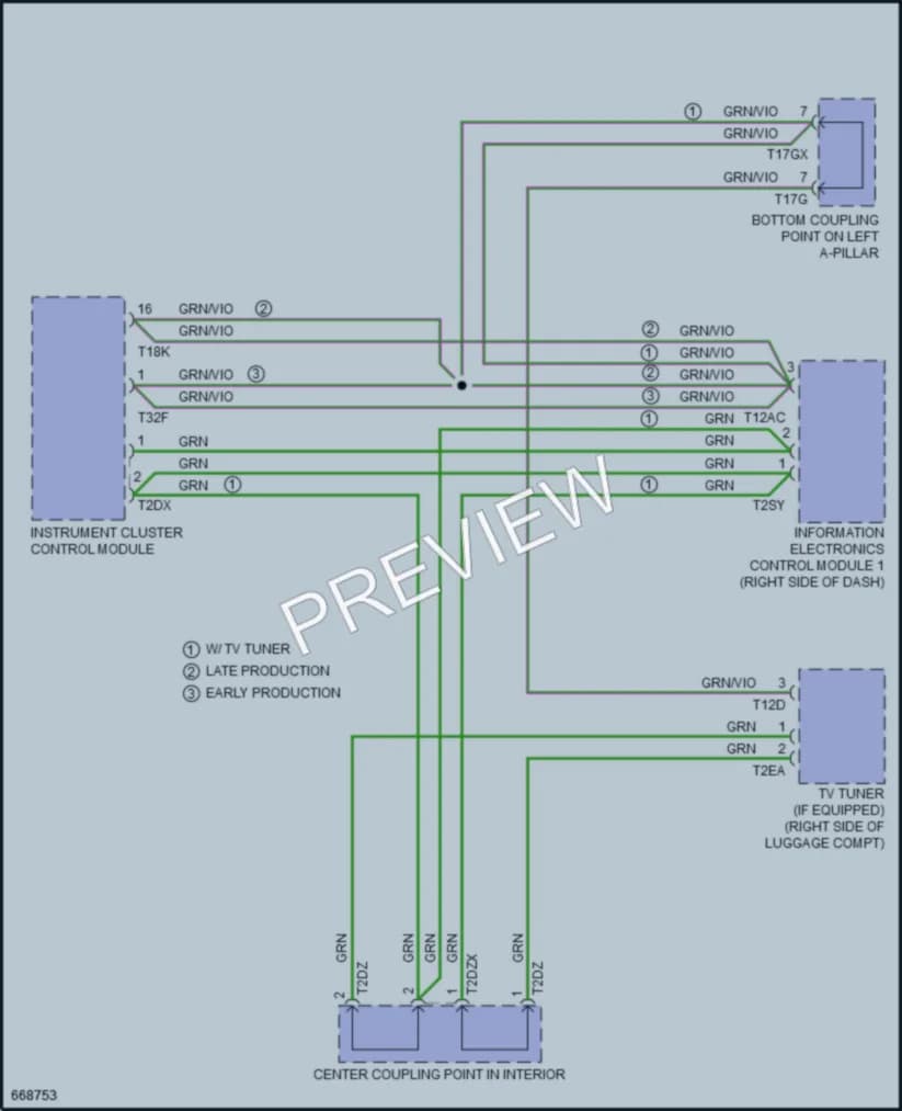 2019 Audi A4 Radio wiring diagram preview