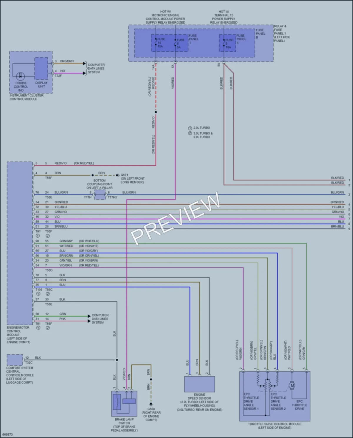 2019 Audi A5 Cruise Control wiring diagram preview