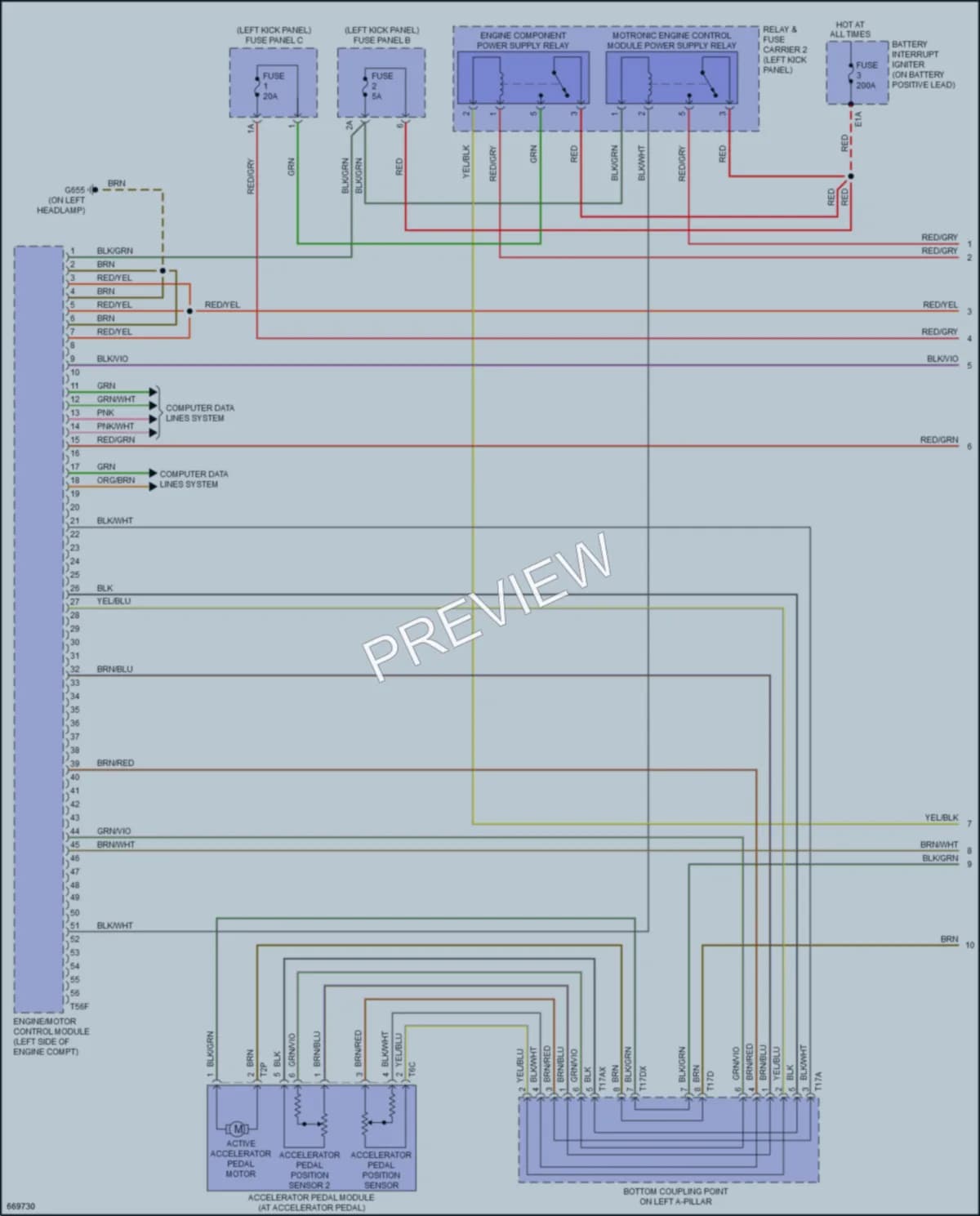 2019 Audi A6 Engine Performance wiring diagram preview