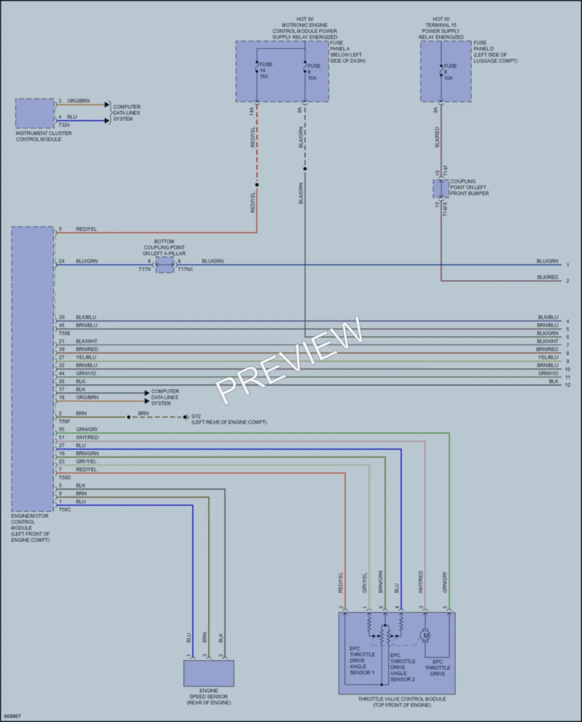 2019 Audi A8L Cruise Control wiring diagram preview