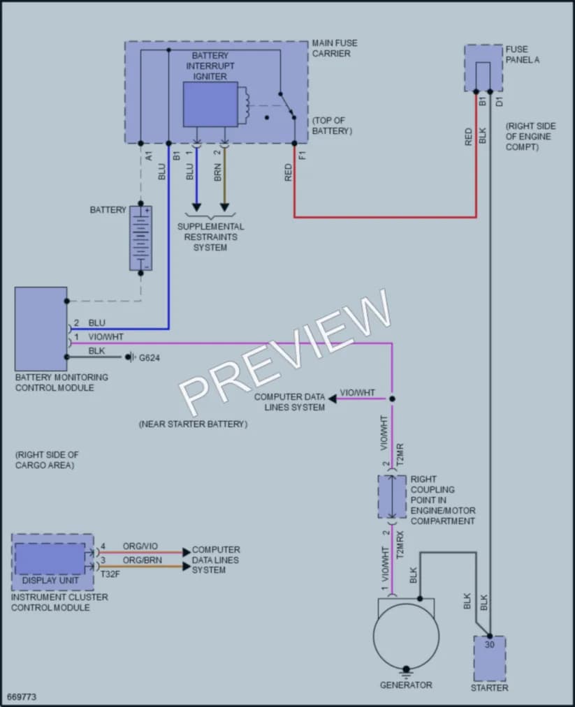 2019 Audi Q5 Starting Charging wiring diagram preview