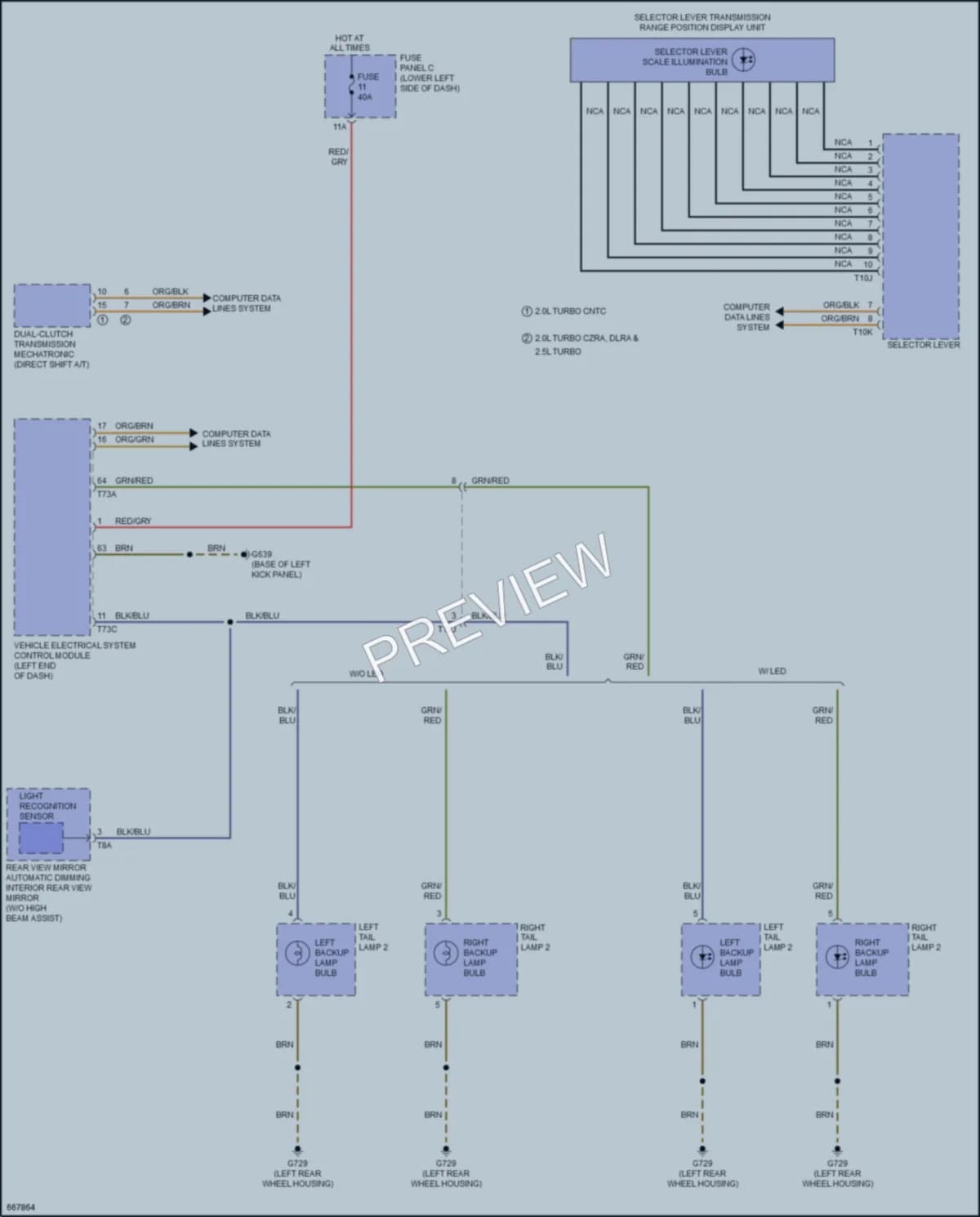 2019 Audi S3 Exterior Lights wiring diagram preview