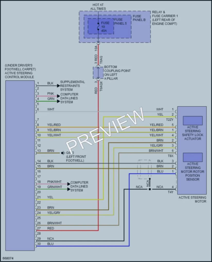 2019 Audi S4 Electronic Power Steering wiring diagram preview